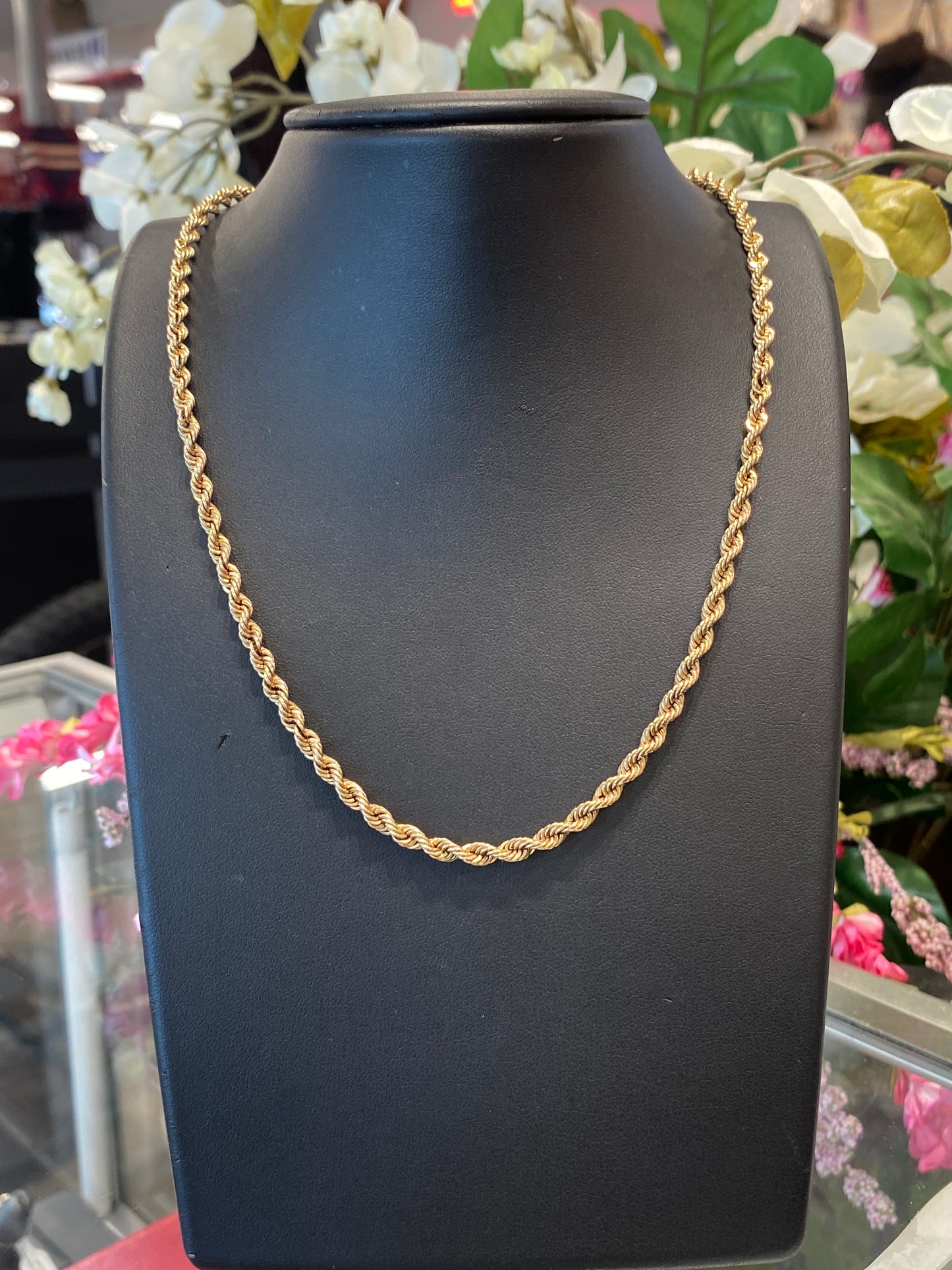 14k Yellow Gold Rope Chain