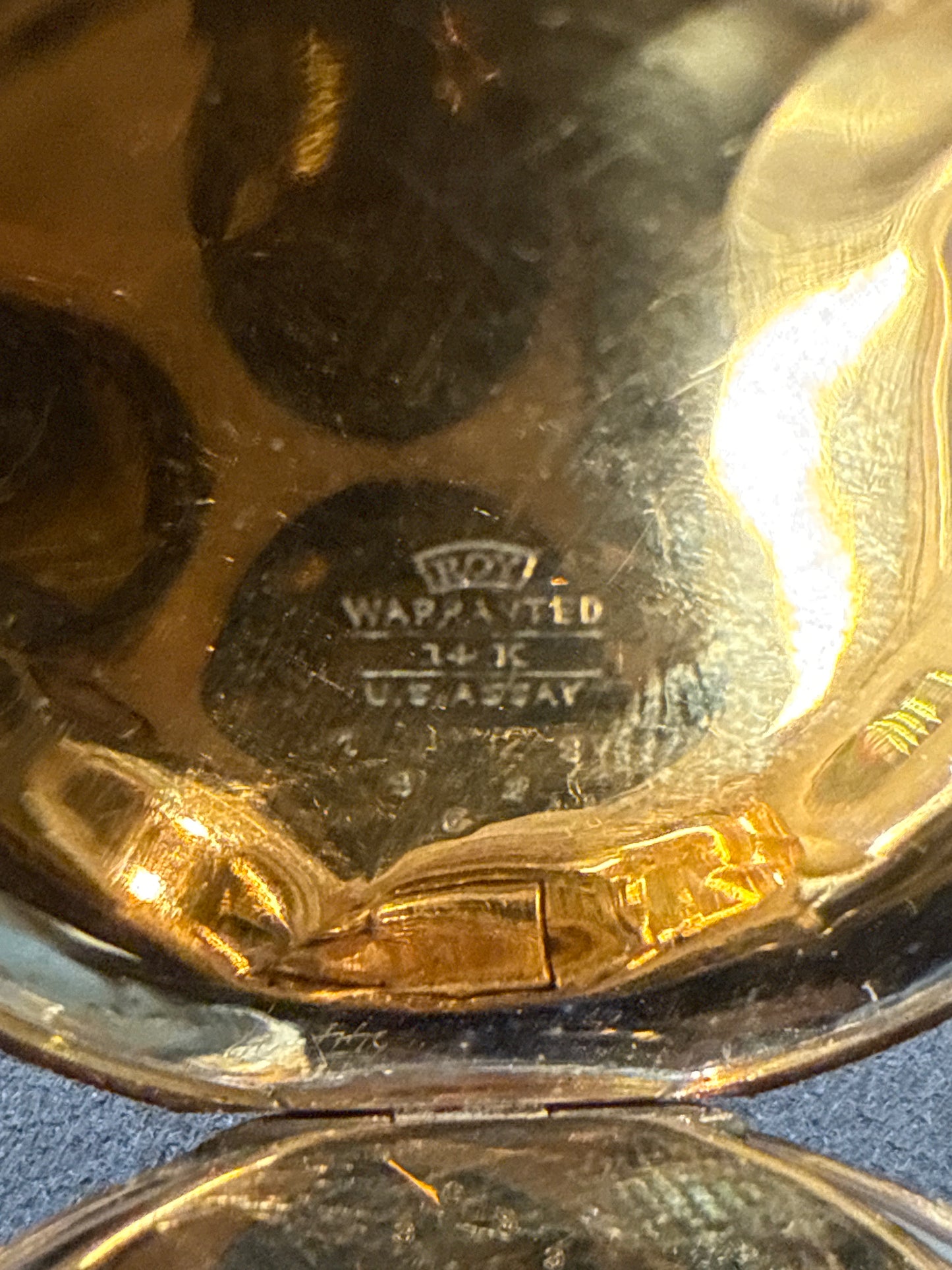 Gold pocket watch
