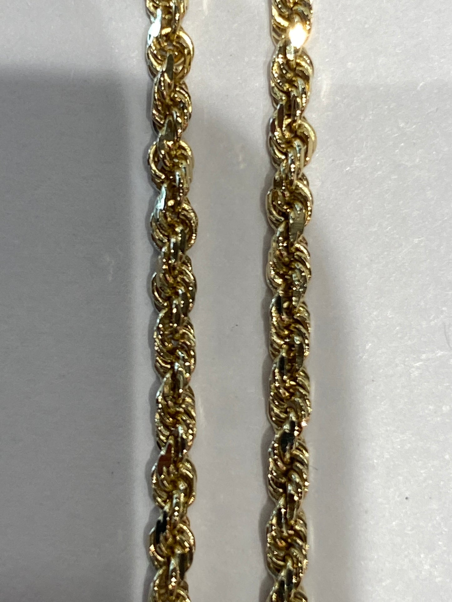 14k Yellow Gold Rope Chain