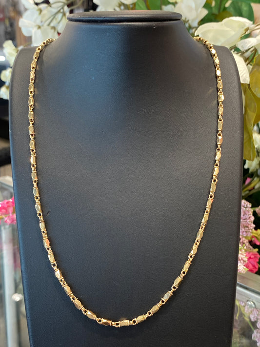 14k Yellow Gold Fashion Chain