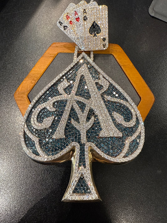 Gold Ace Charm