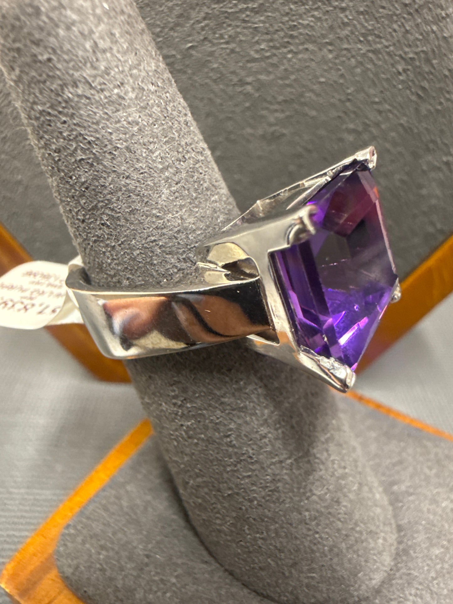 White gold ring
