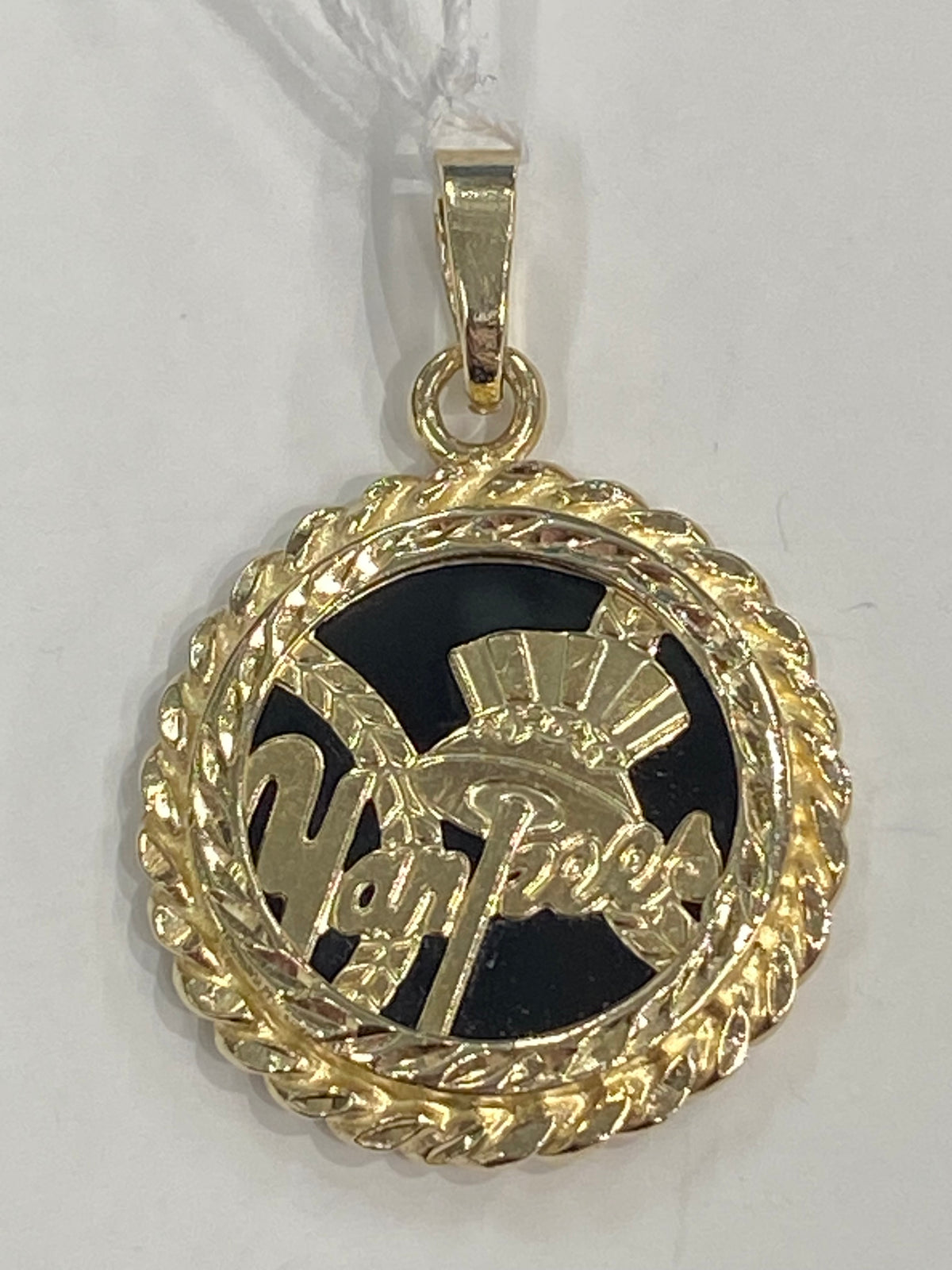 14k Yellow Gold Yankees Pendant