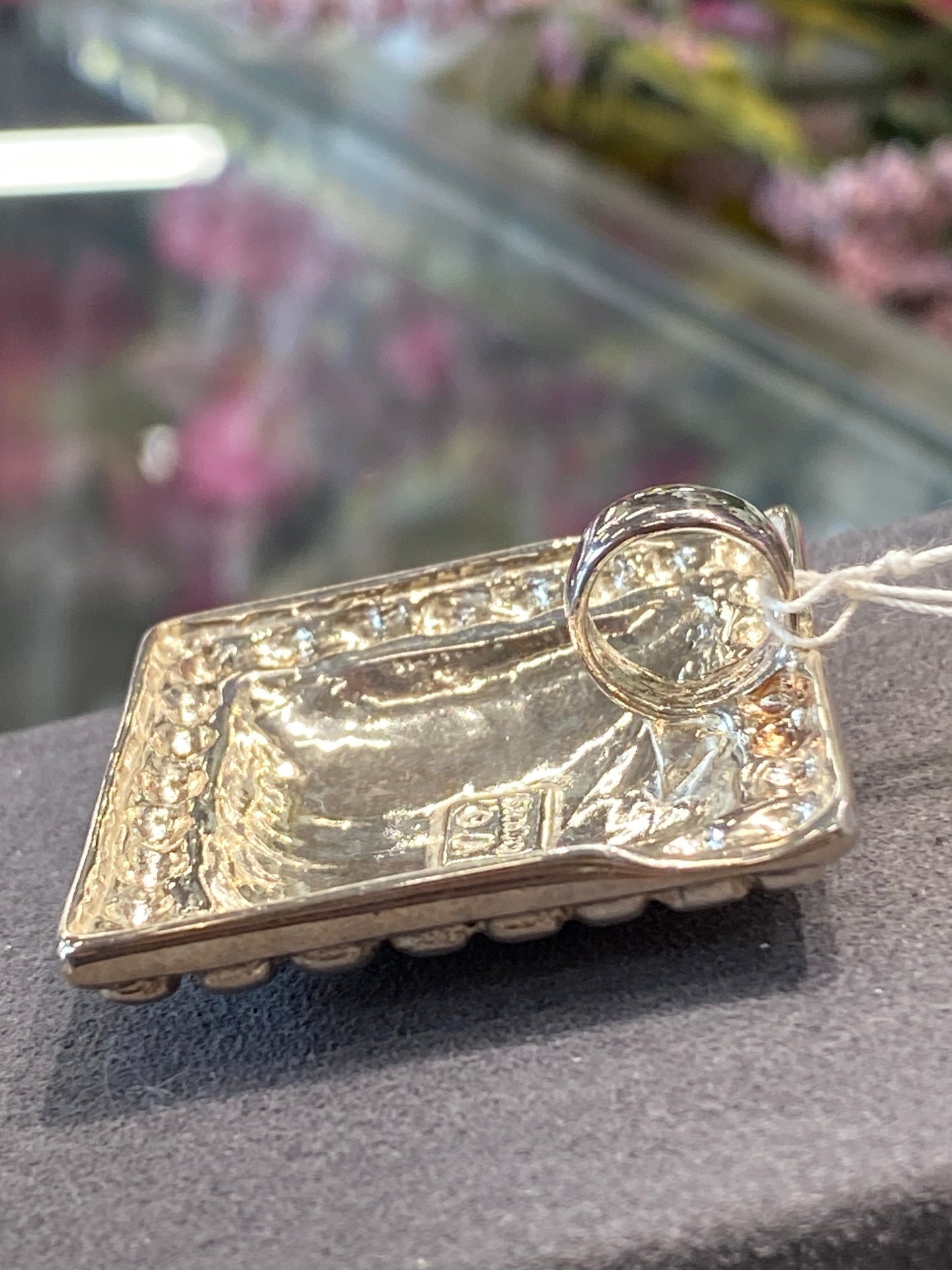 Silver Charm With Design