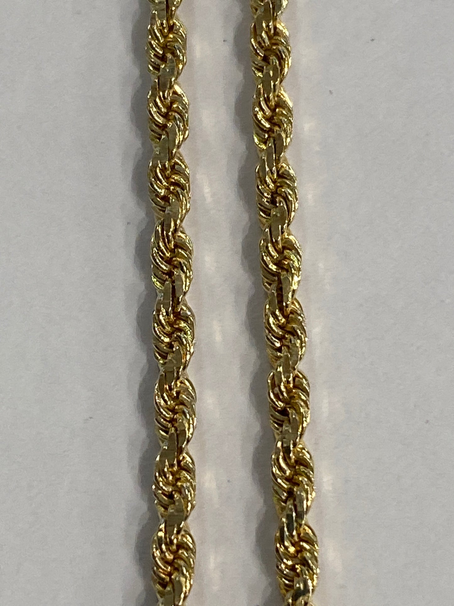 14k Yellow Gold Rope Chain