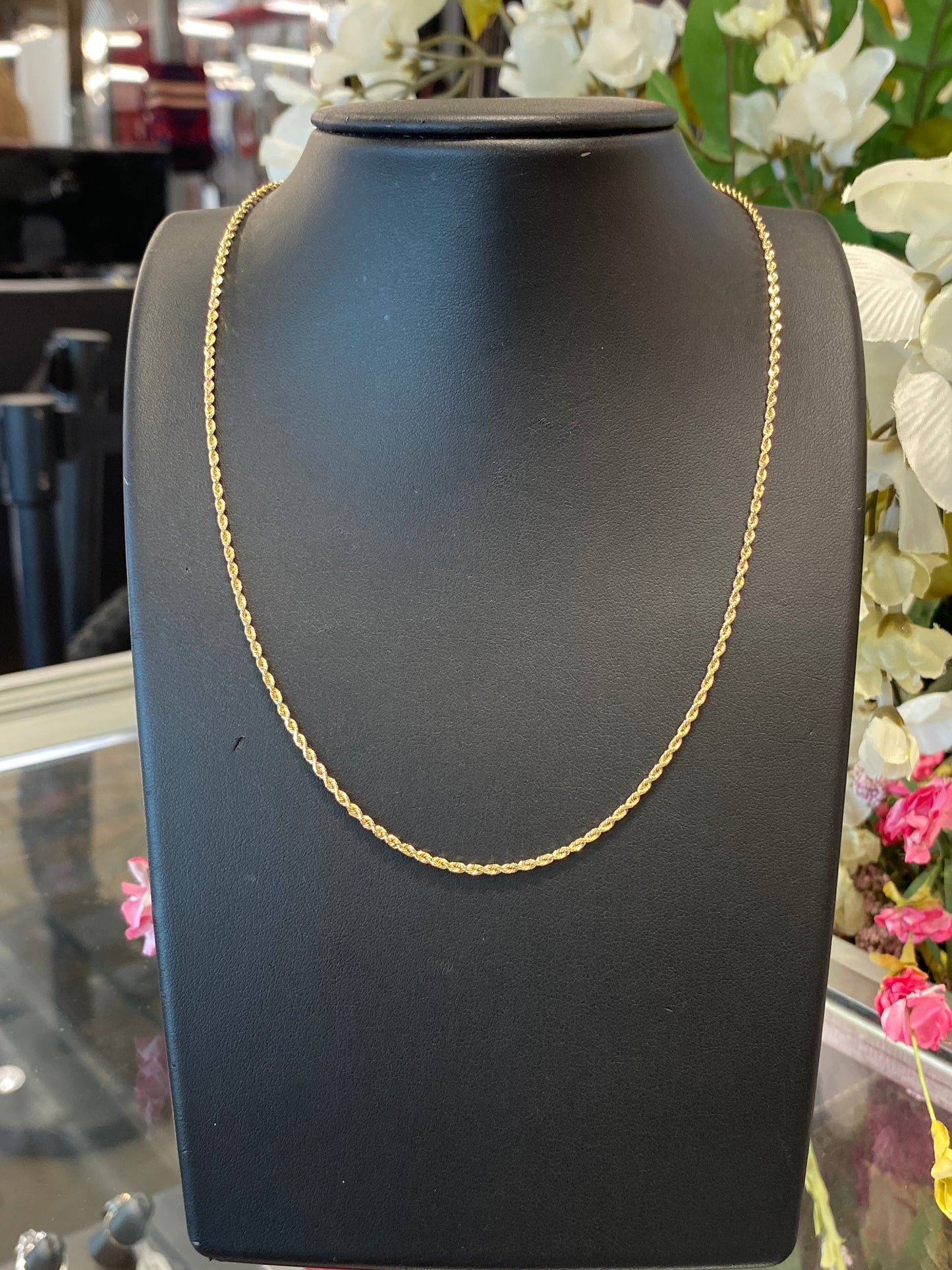 14k Yellow Gold Rope Chain