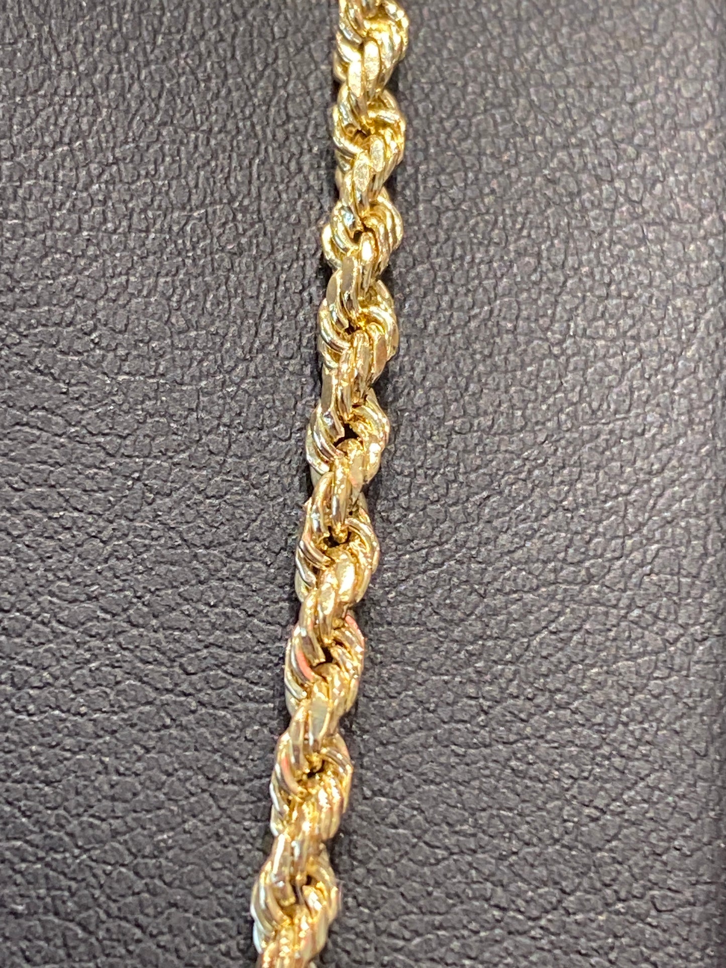 14k Yellow Gold Rope Chain