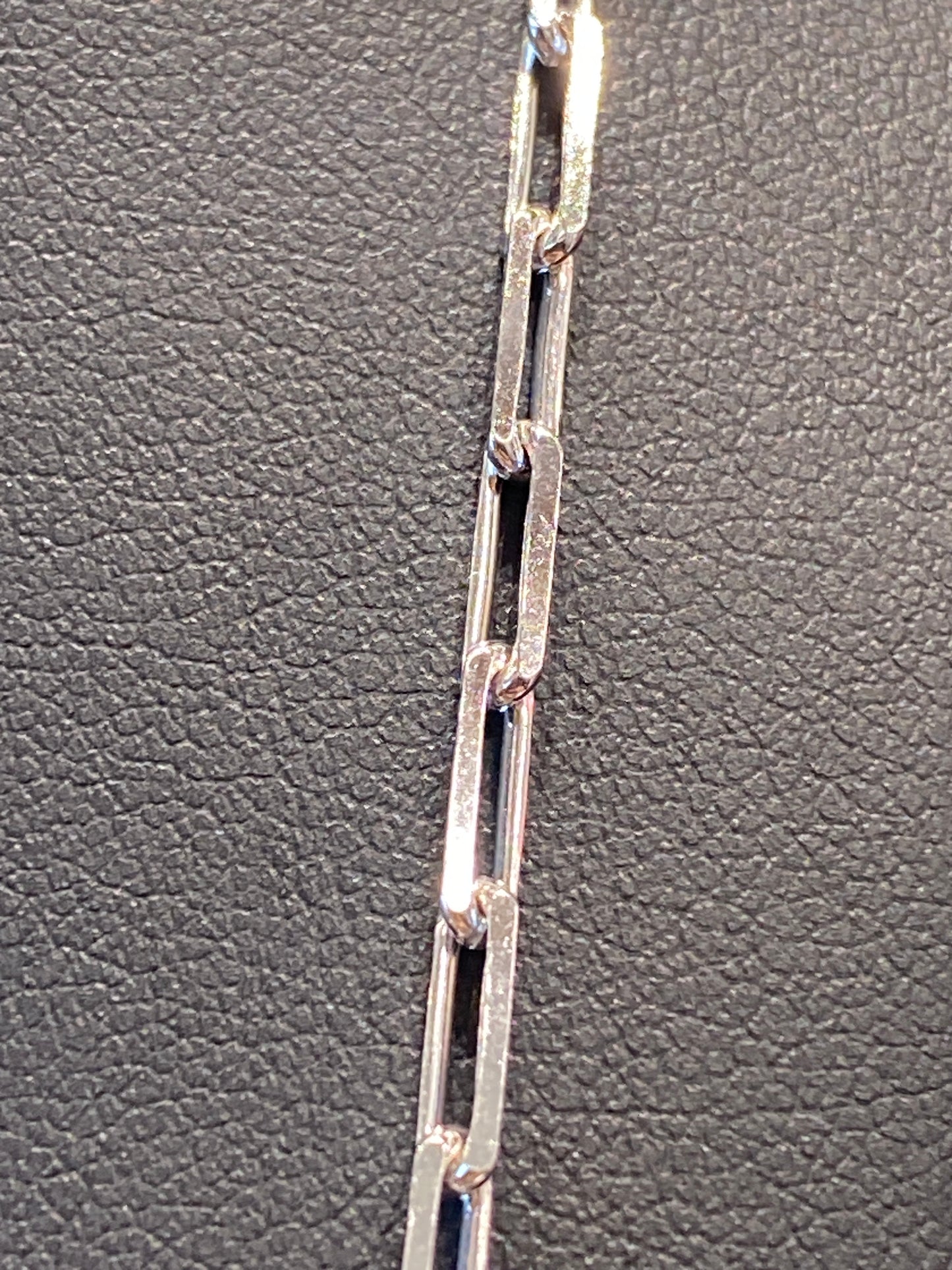 Silver Paper Clip Chain