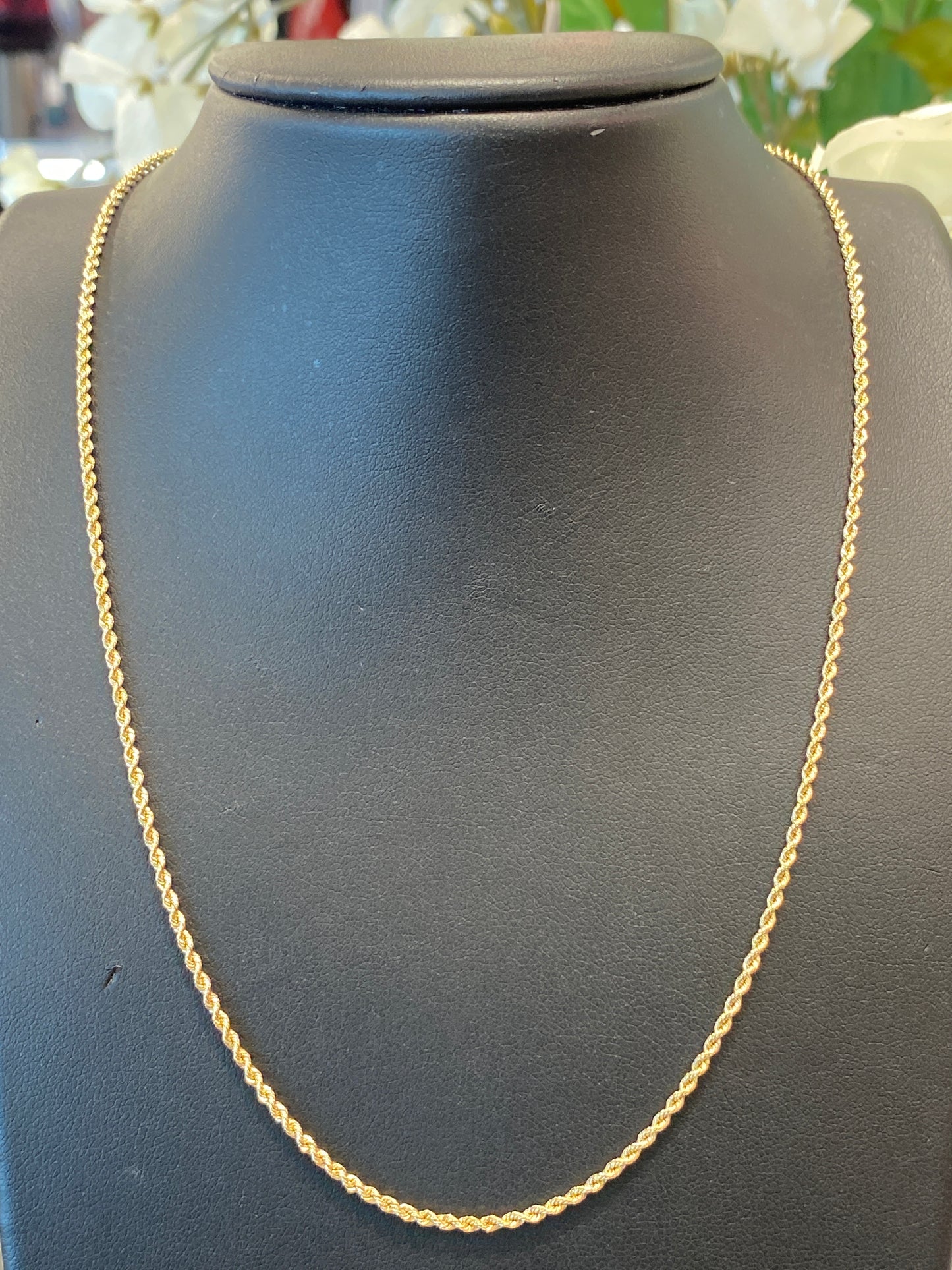 14k Yellow Gold Rope Chain