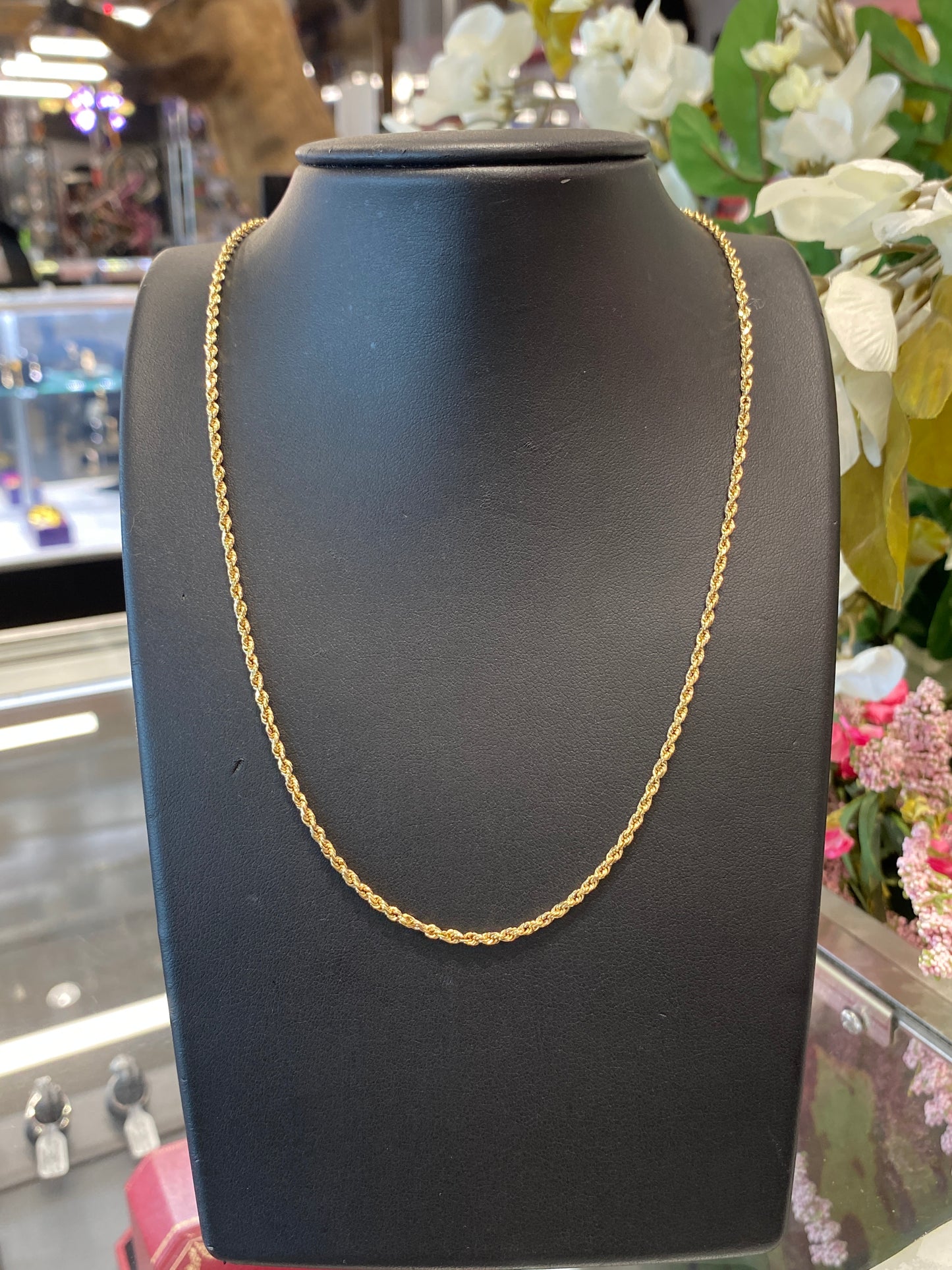 14k Yellow Gold Rope Chain
