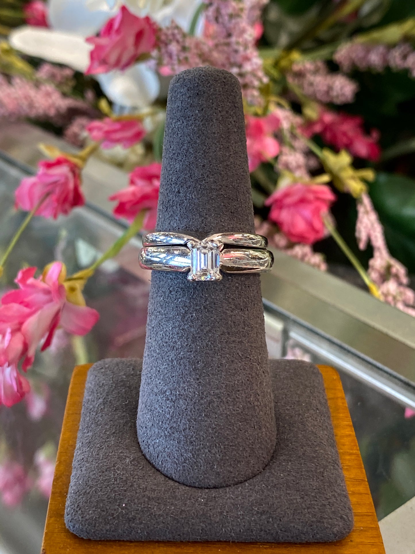 Platinum Diamond Wedding Set