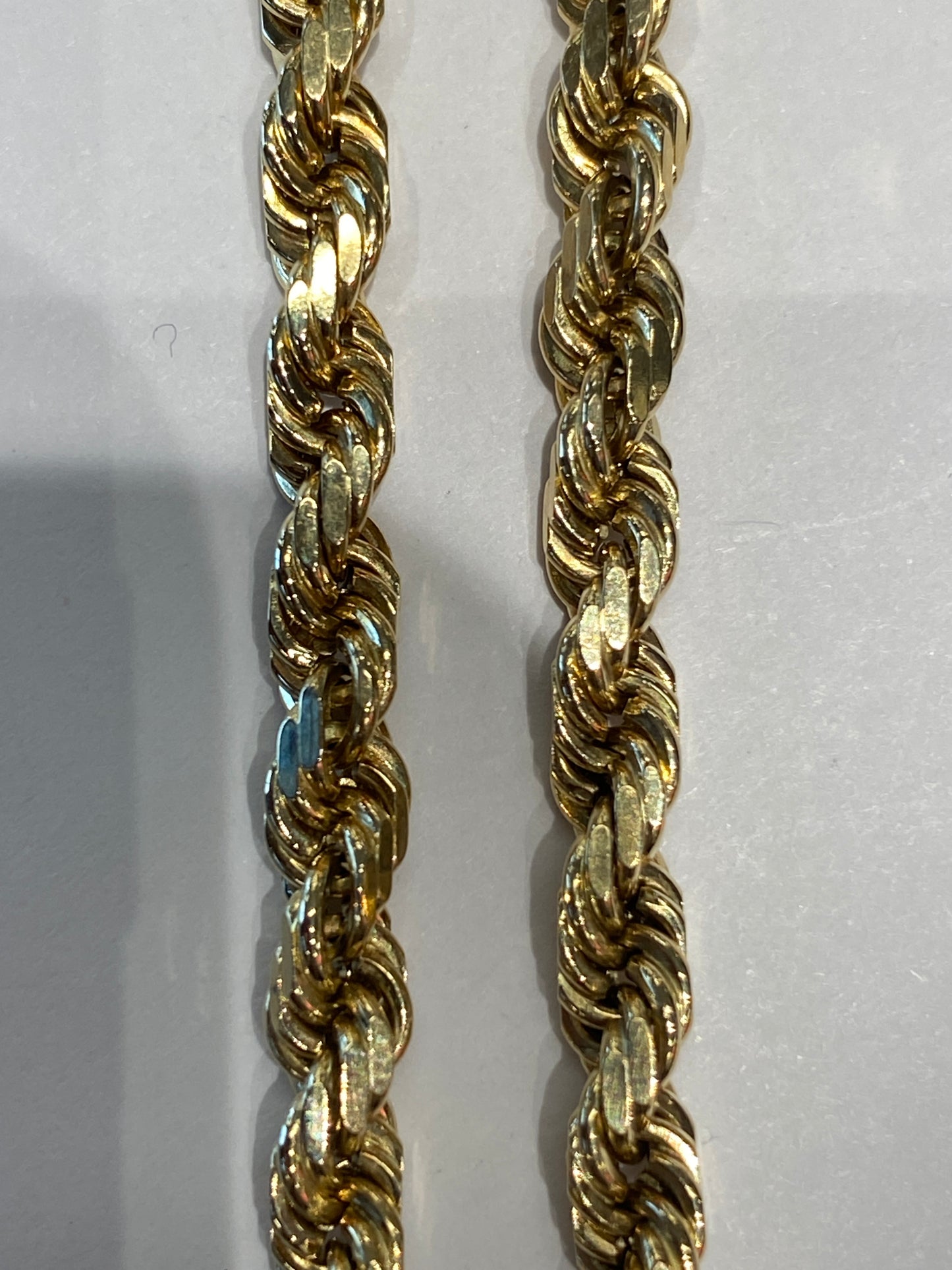 10k Yellow Gold Rope Chain