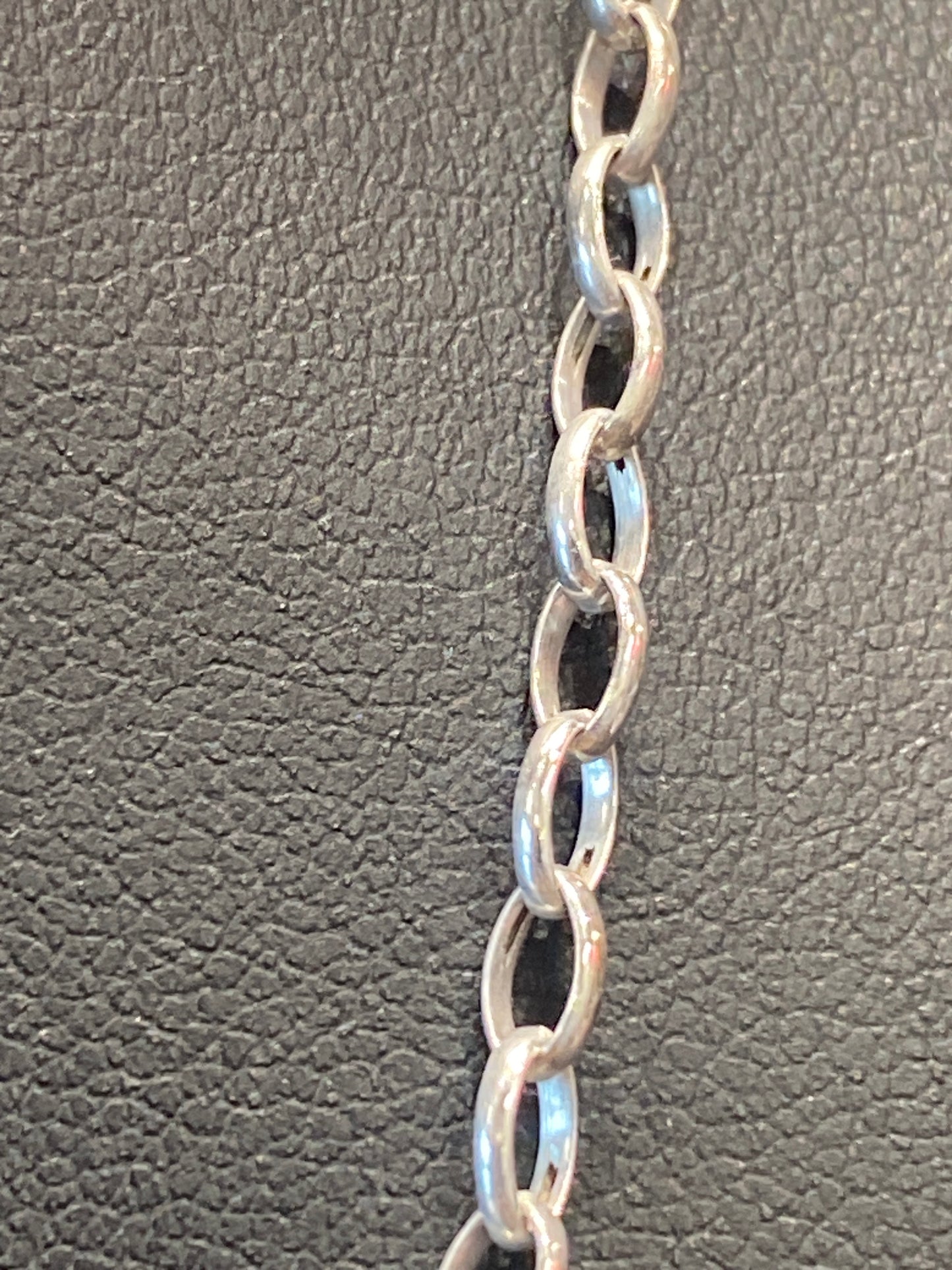 10k White Gold Link Chain