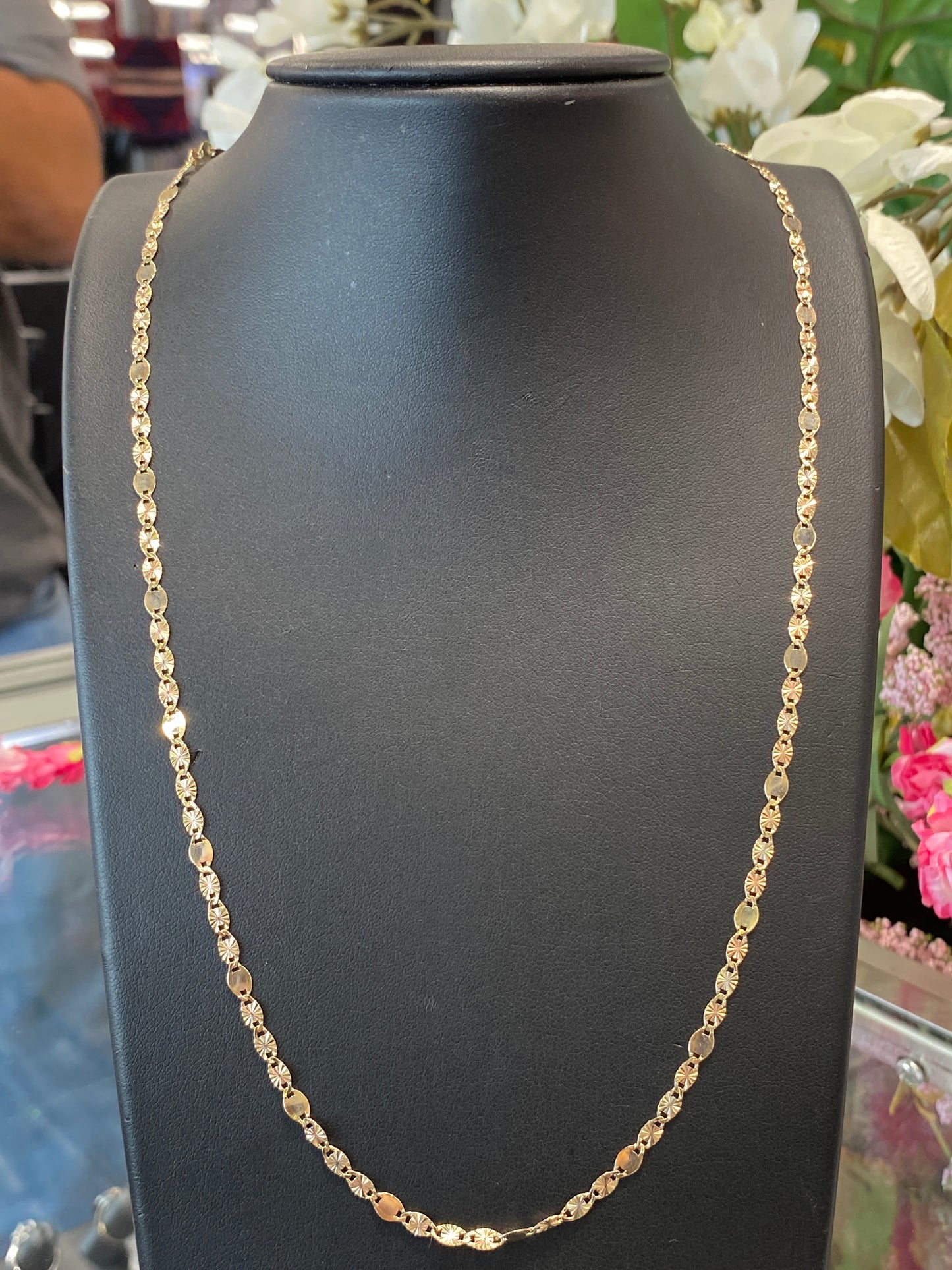 14k Tri Gold Gucci Style Chain