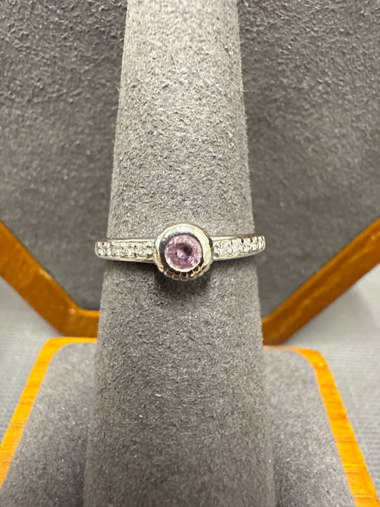 White gold ring