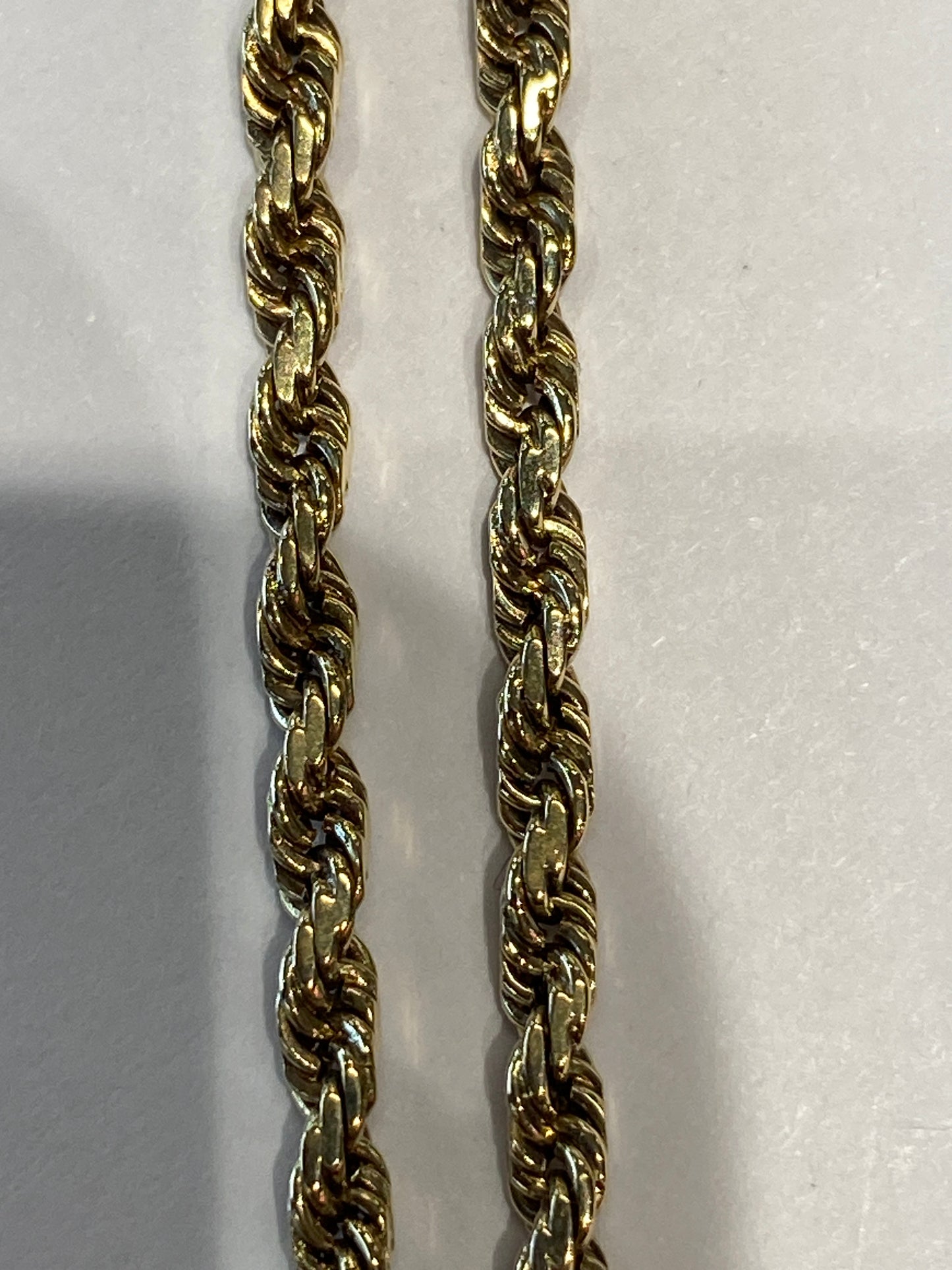 14k Yellow Gold Rope Chain