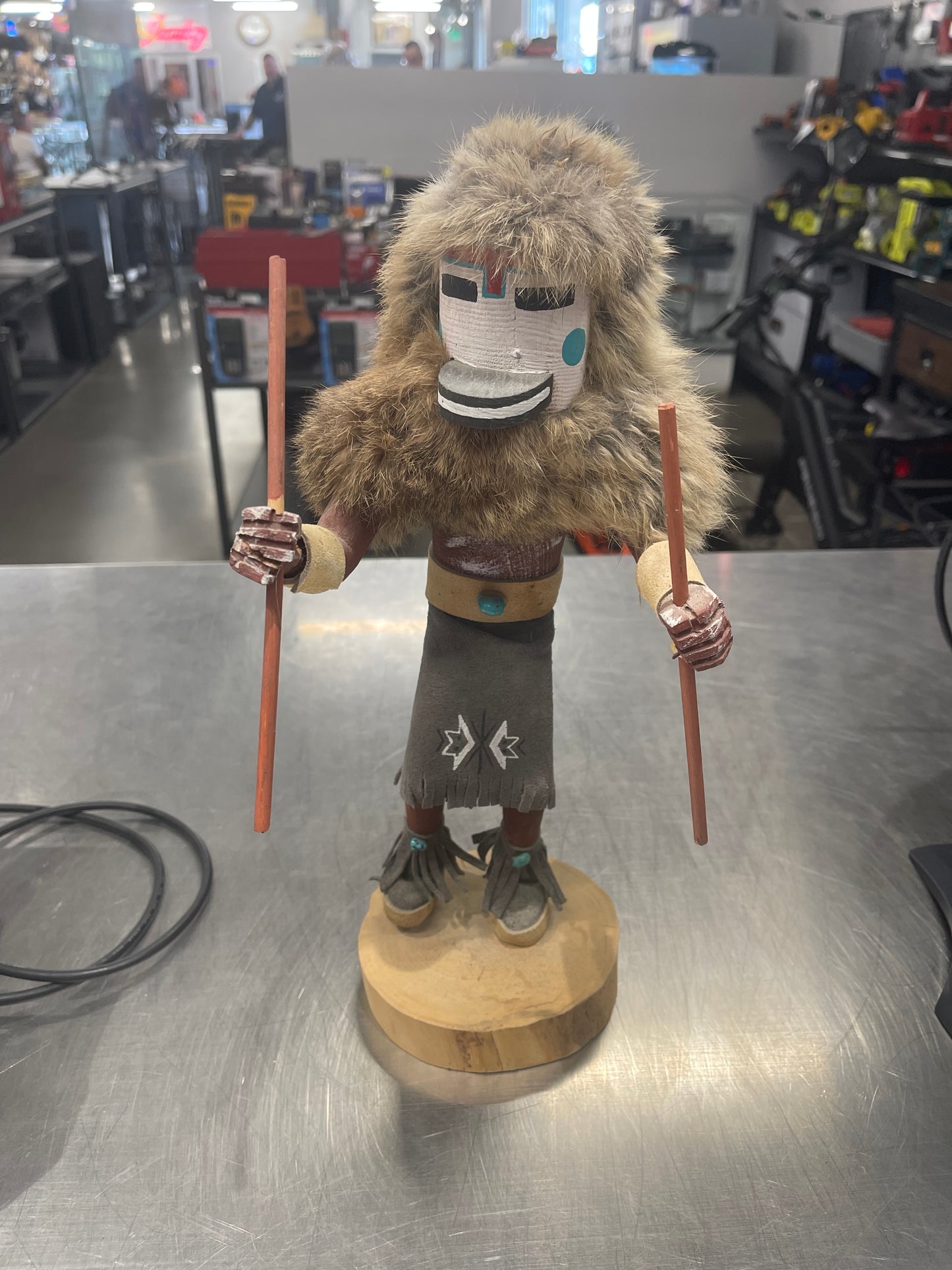 Vintage Signed Deer Kachina (150010) MMP