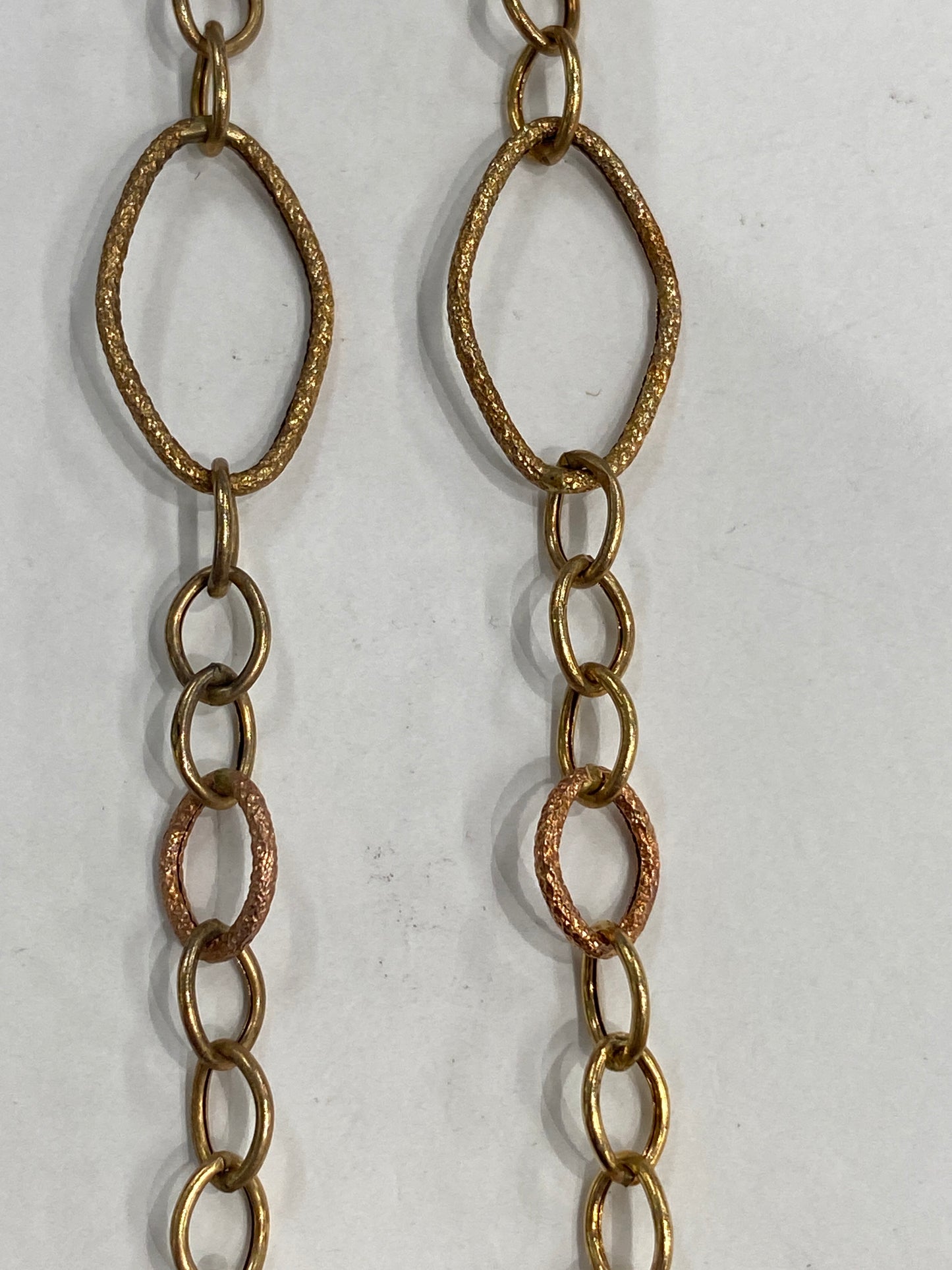 14k Two Tone Fashion Chain