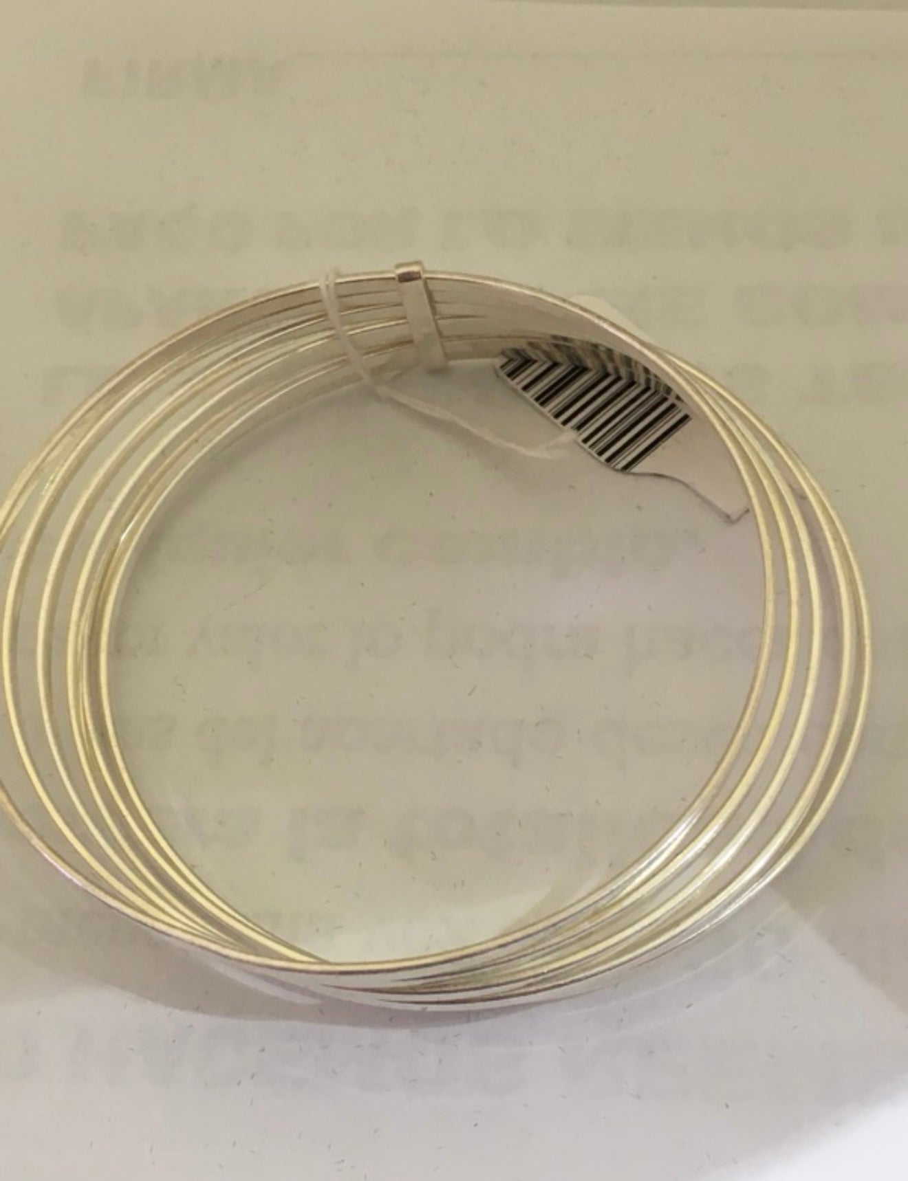 Silver bracelet