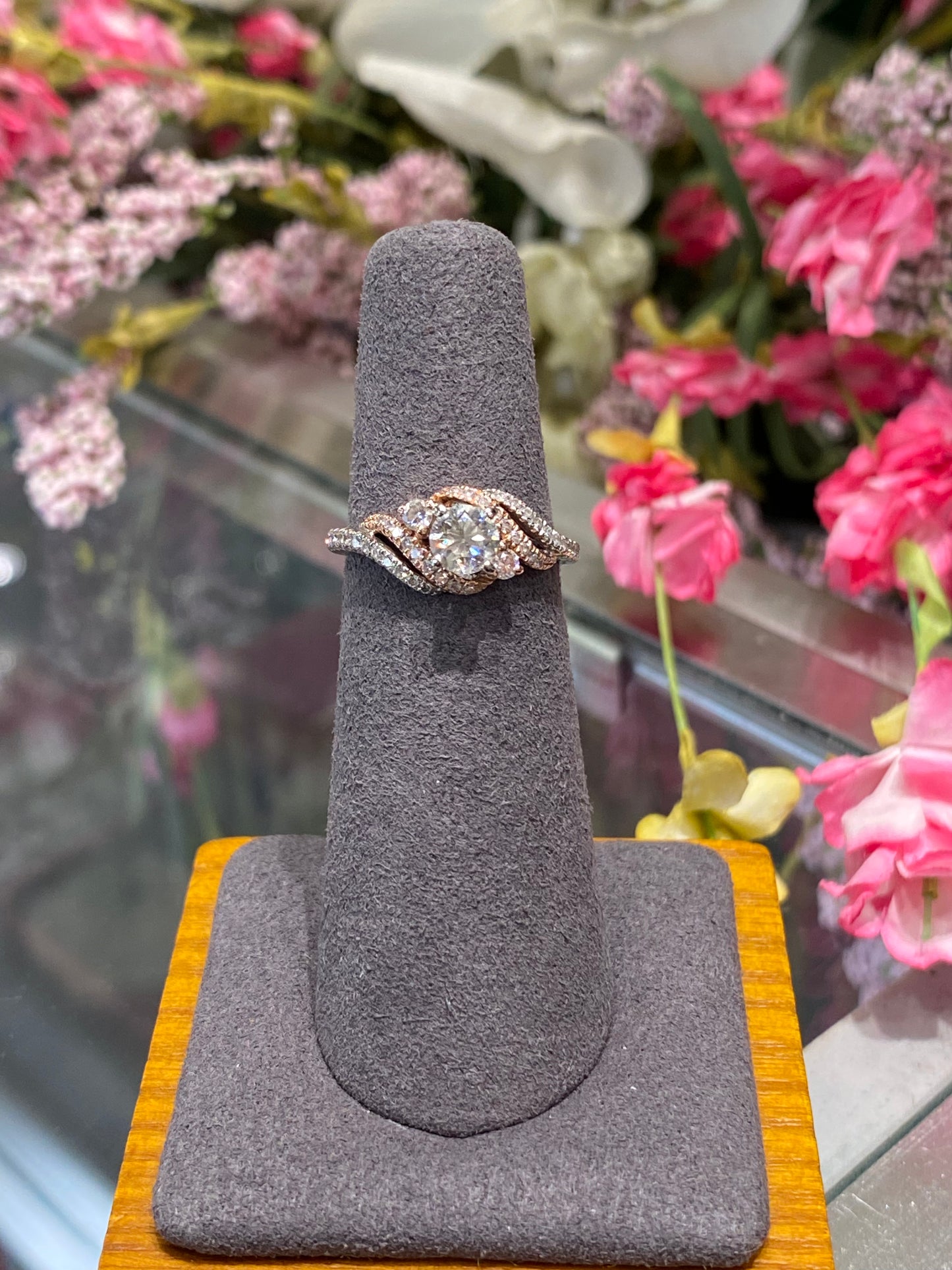 14k Two Tone Diamond Ring