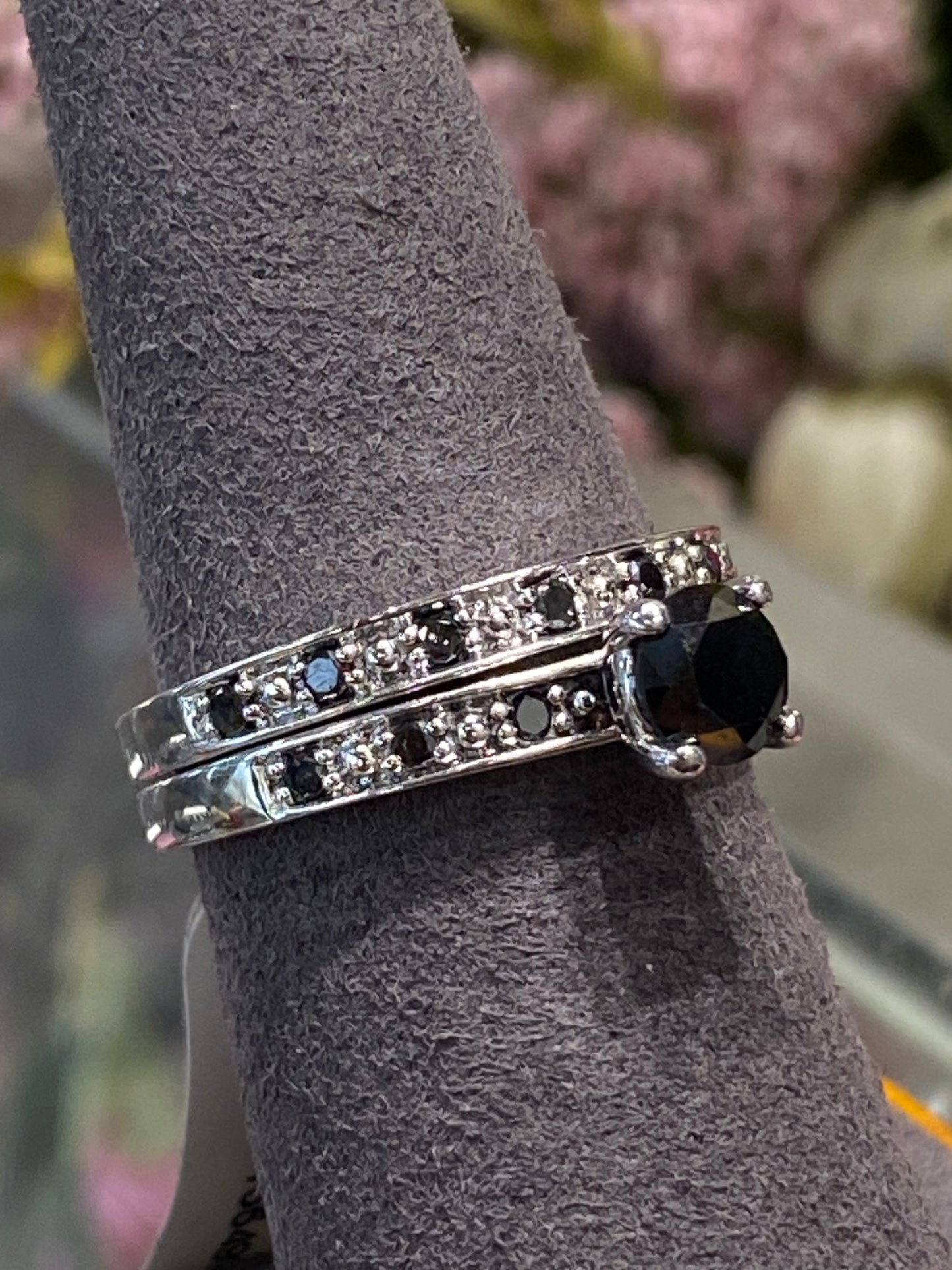 10k White Gold Diamond Wedding Set