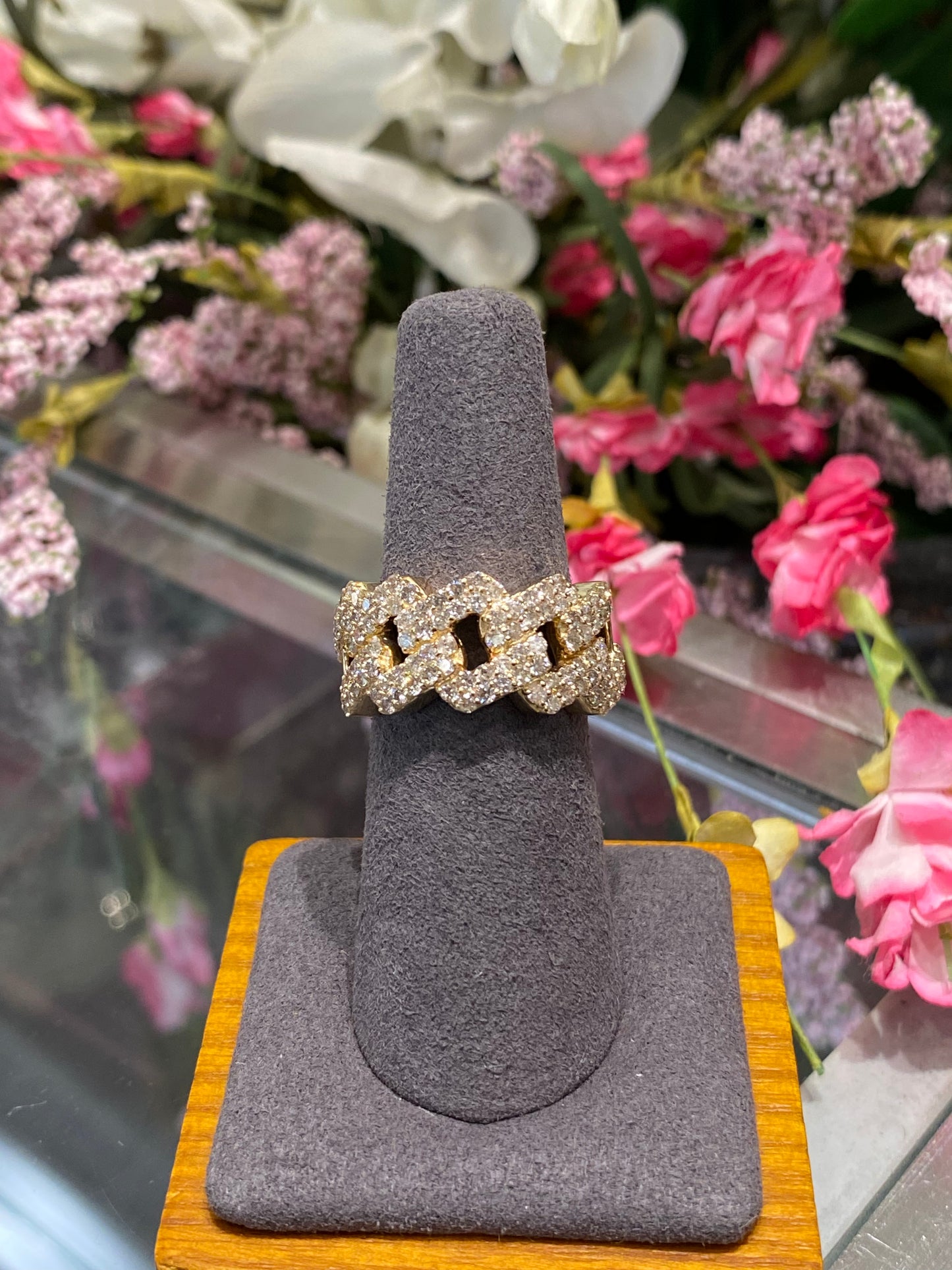 14k Yellow Gold Diamond Ring