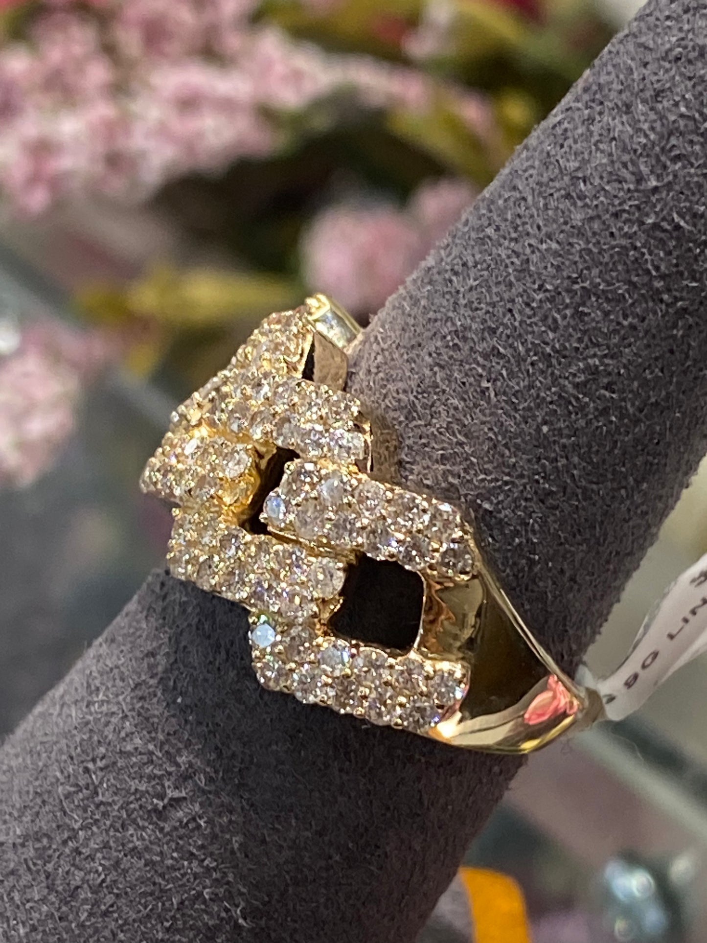 14k Yellow Gold Diamond Ring