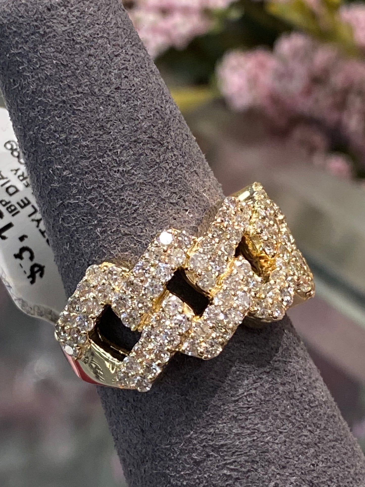 14k Yellow Gold Diamond Ring