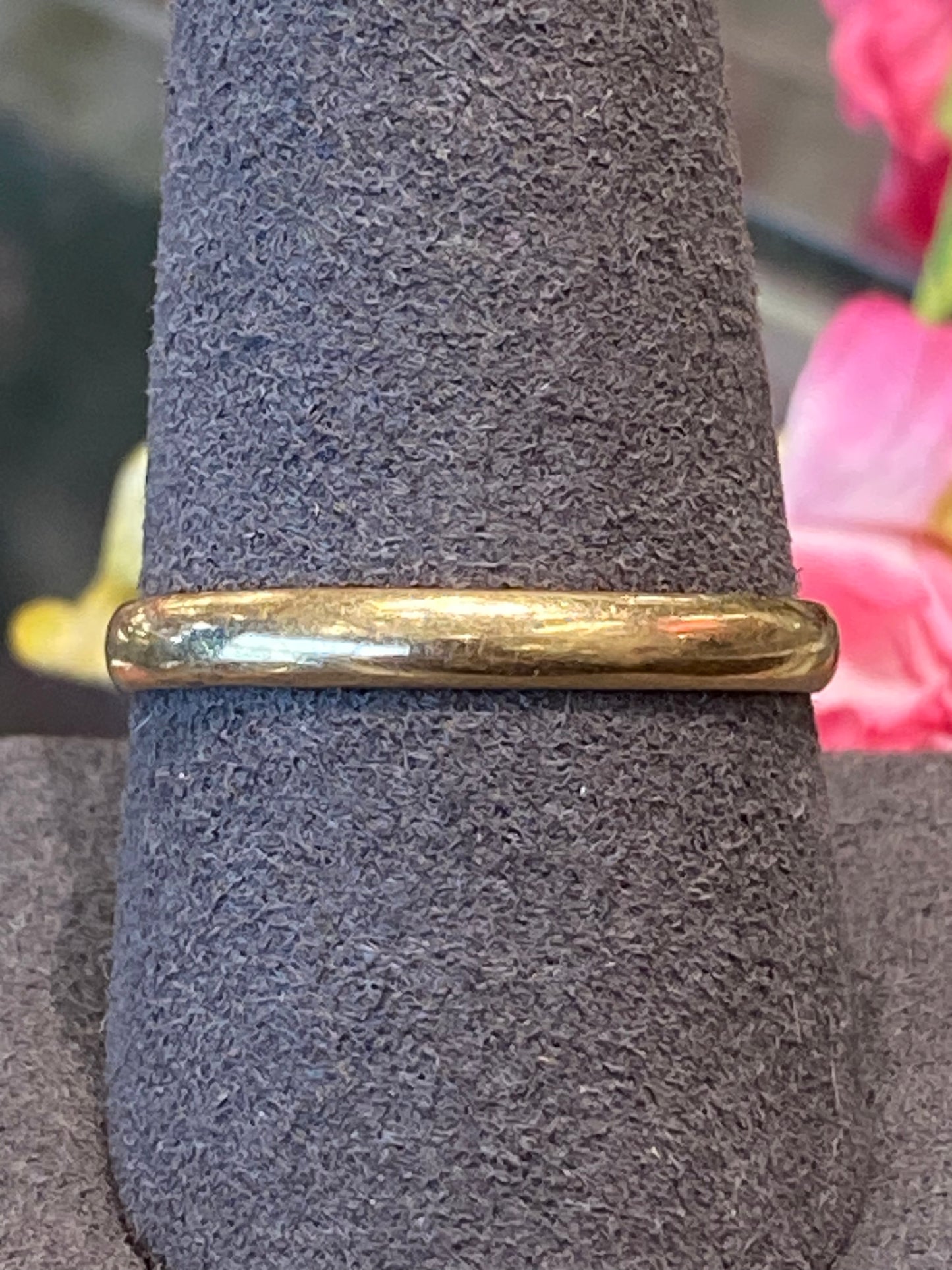 14k Yellow Gold Plain Band