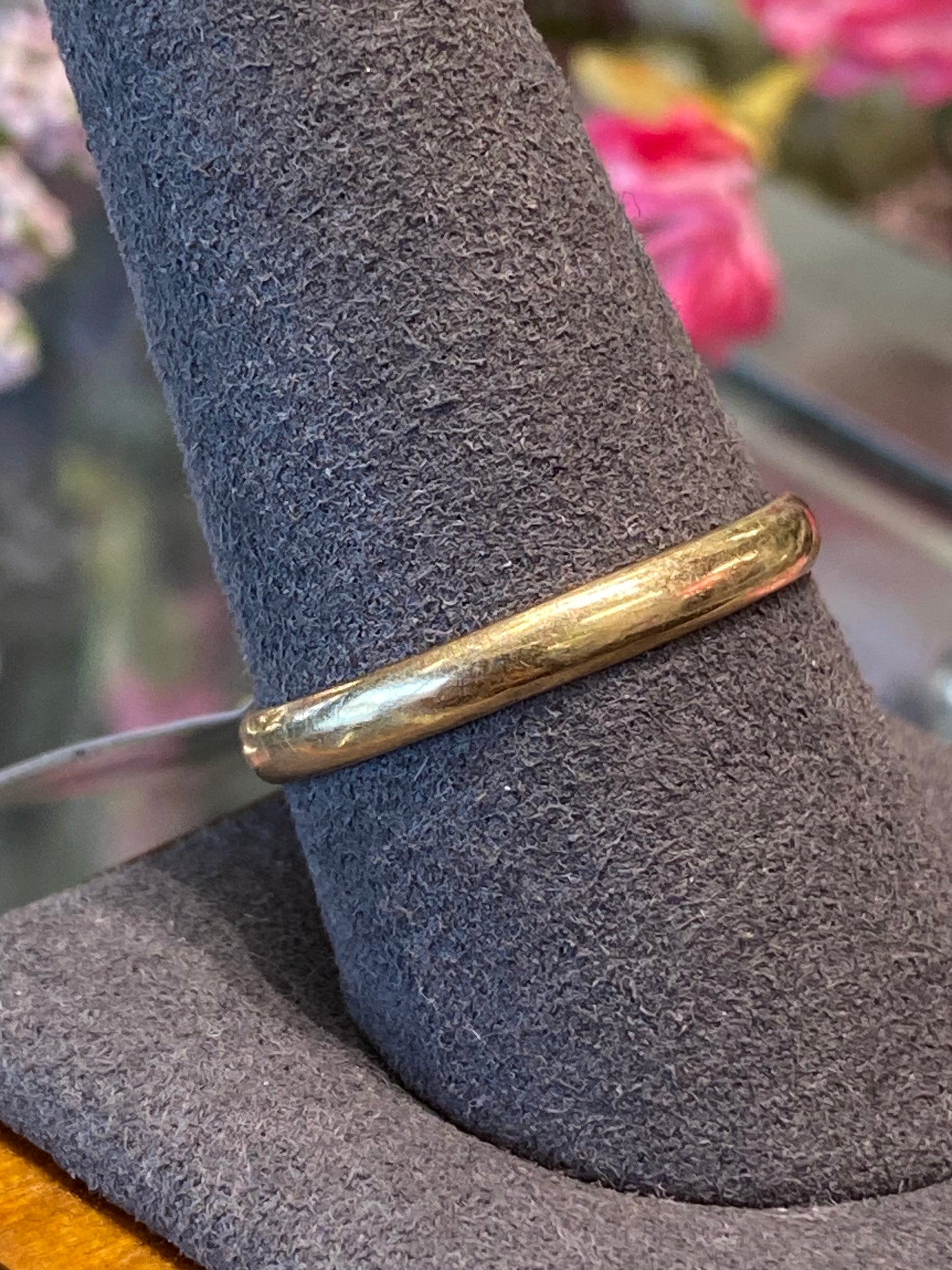14k Yellow Gold Plain Band
