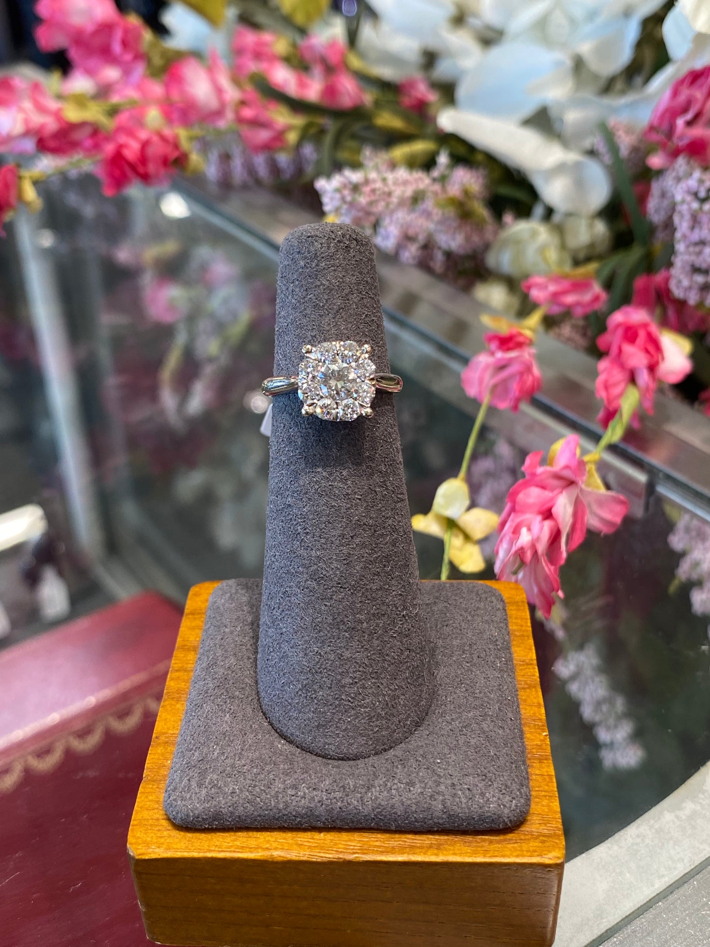14k White Gold Diamond Ring