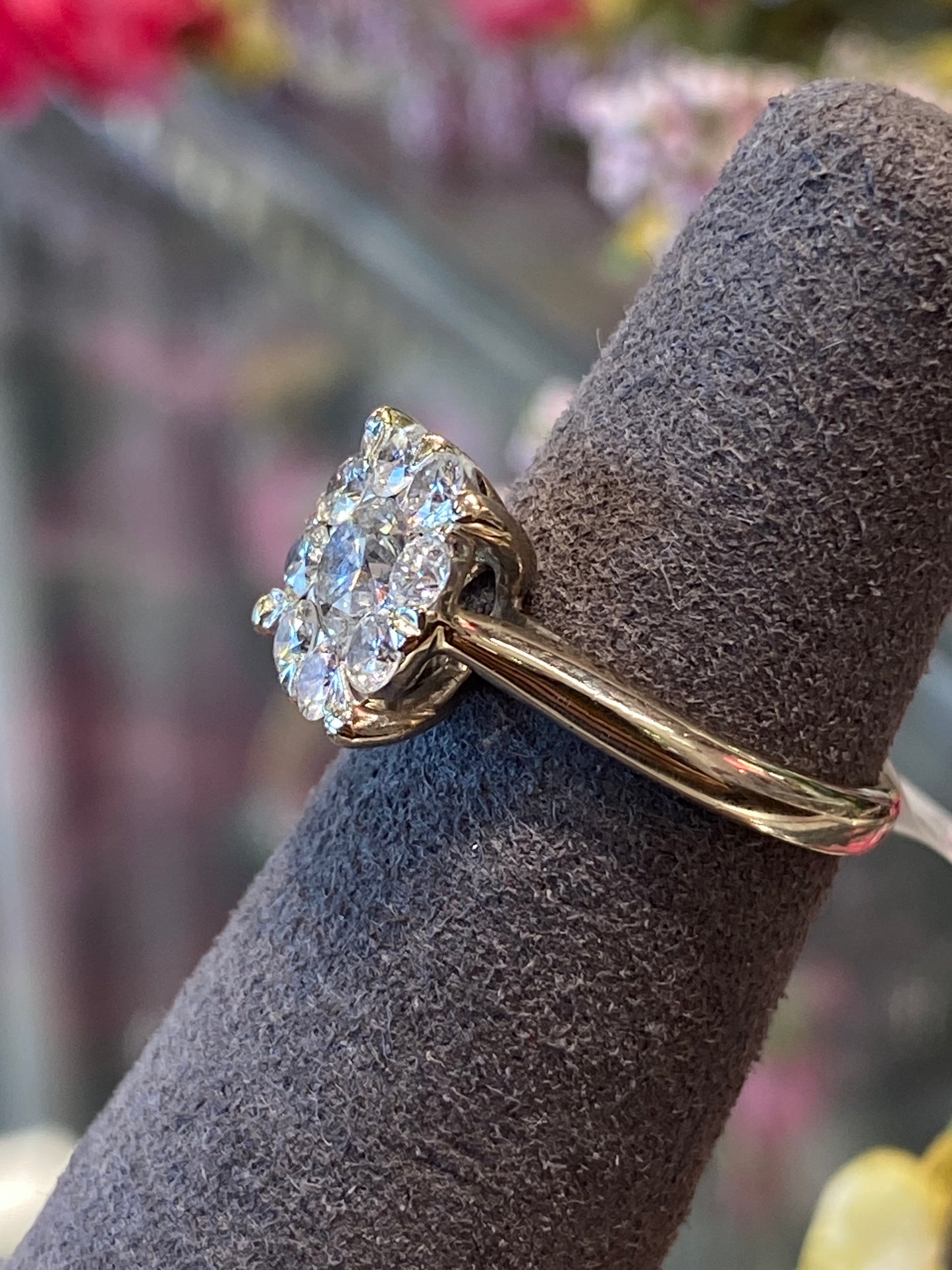 14k White Gold Diamond Ring