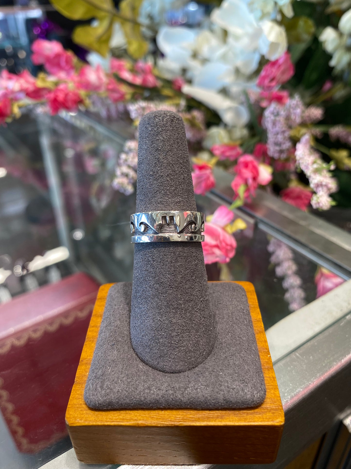 Silver Band With Design