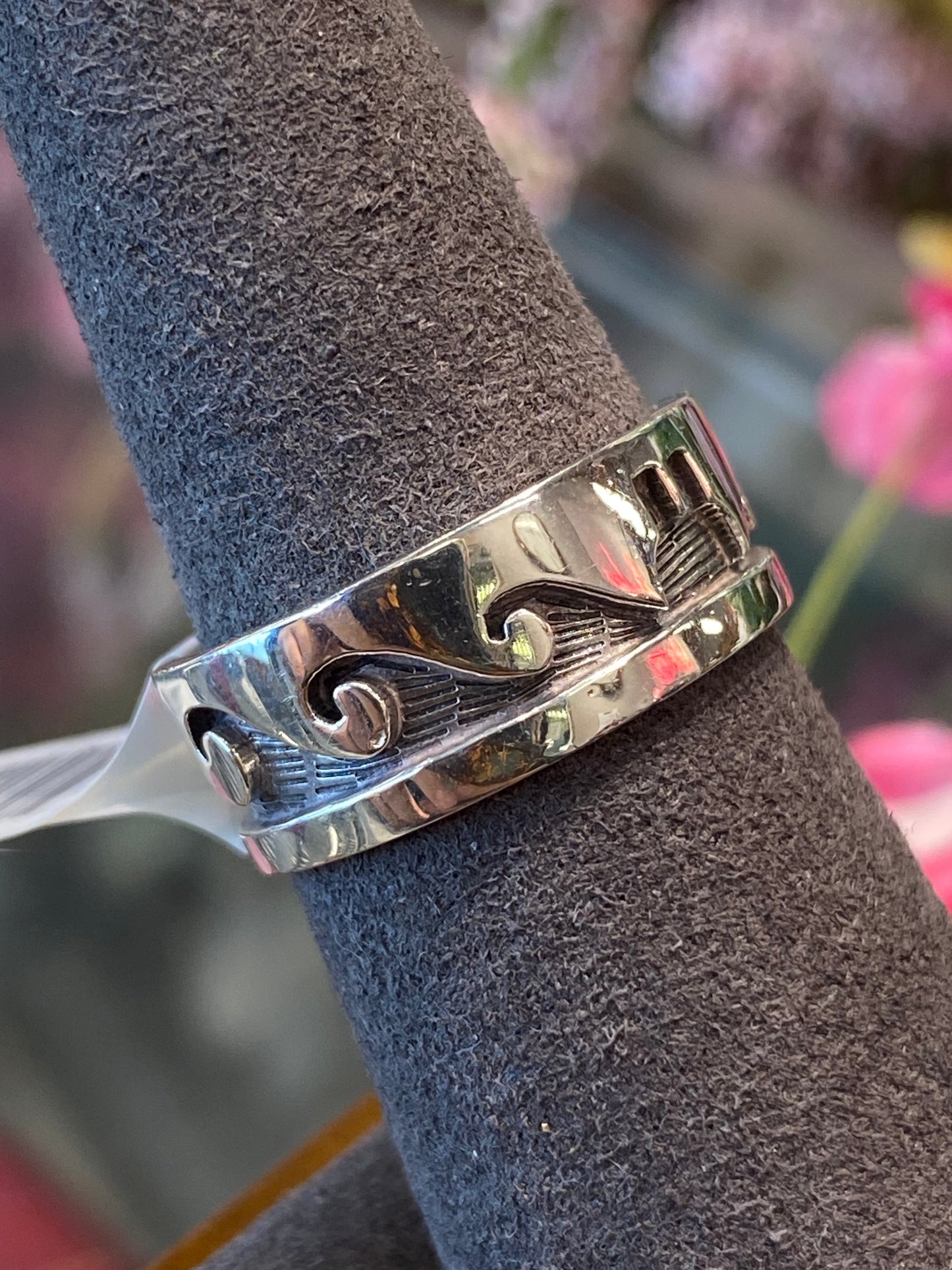 Silver Band With Design