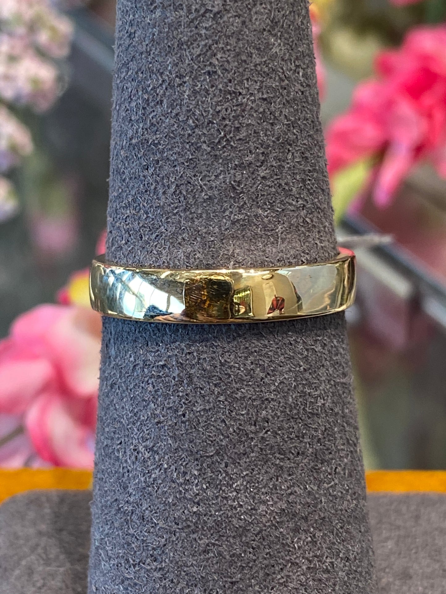 18k Yellow Gold Plain Band