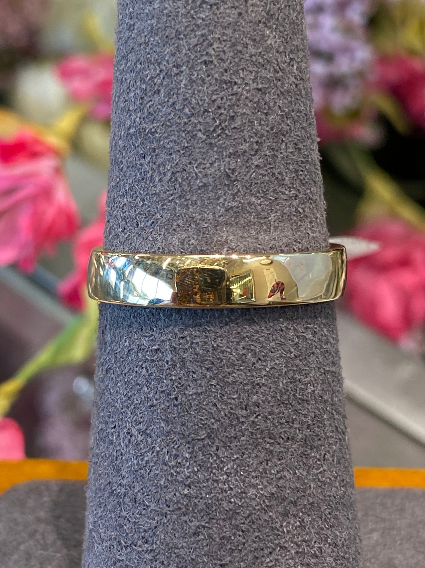 18k Yellow Gold Plain Band