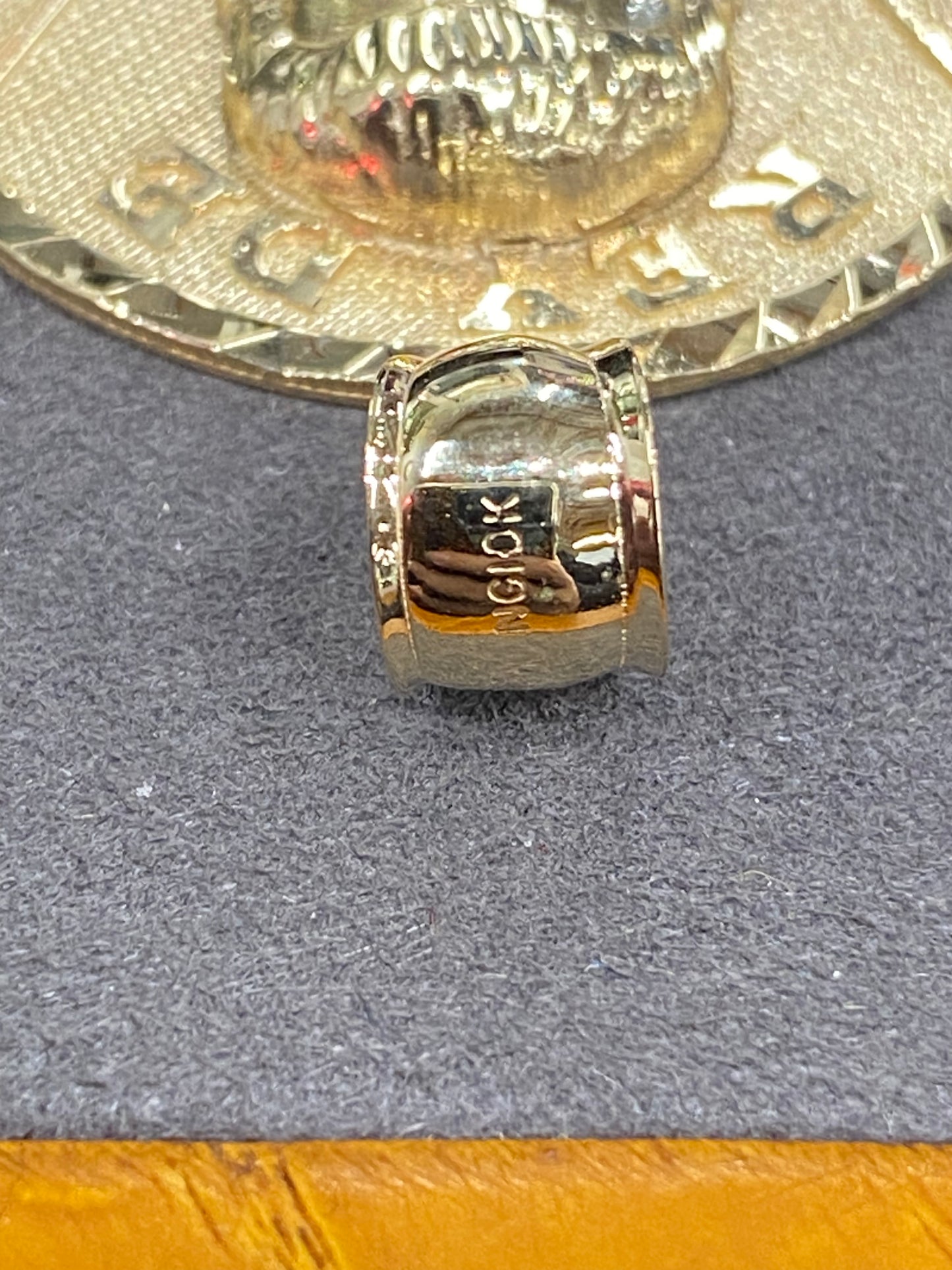 10k Yellow Gold Malverde Pendant