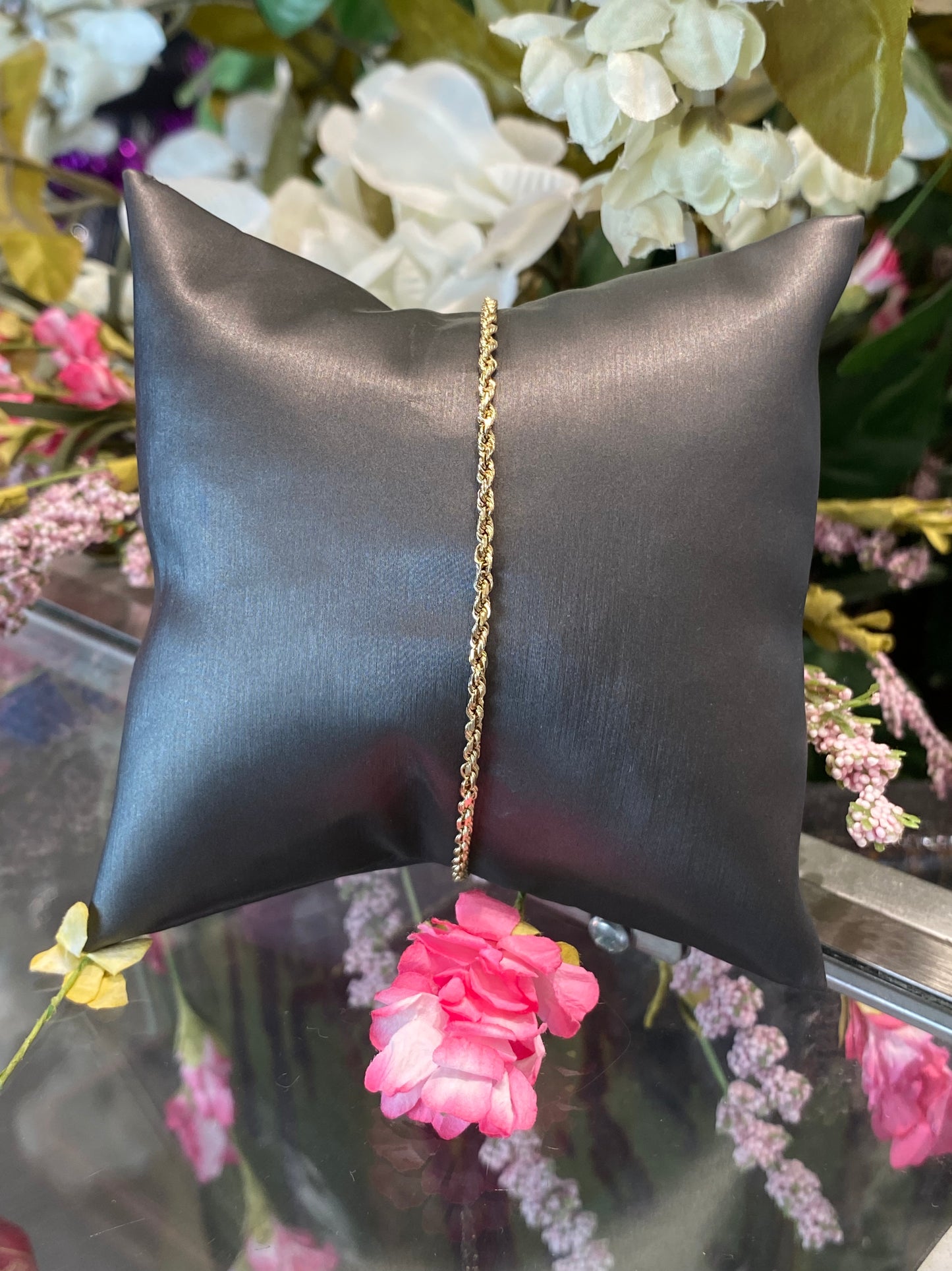 14k Yellow Gold Rope Bracelet