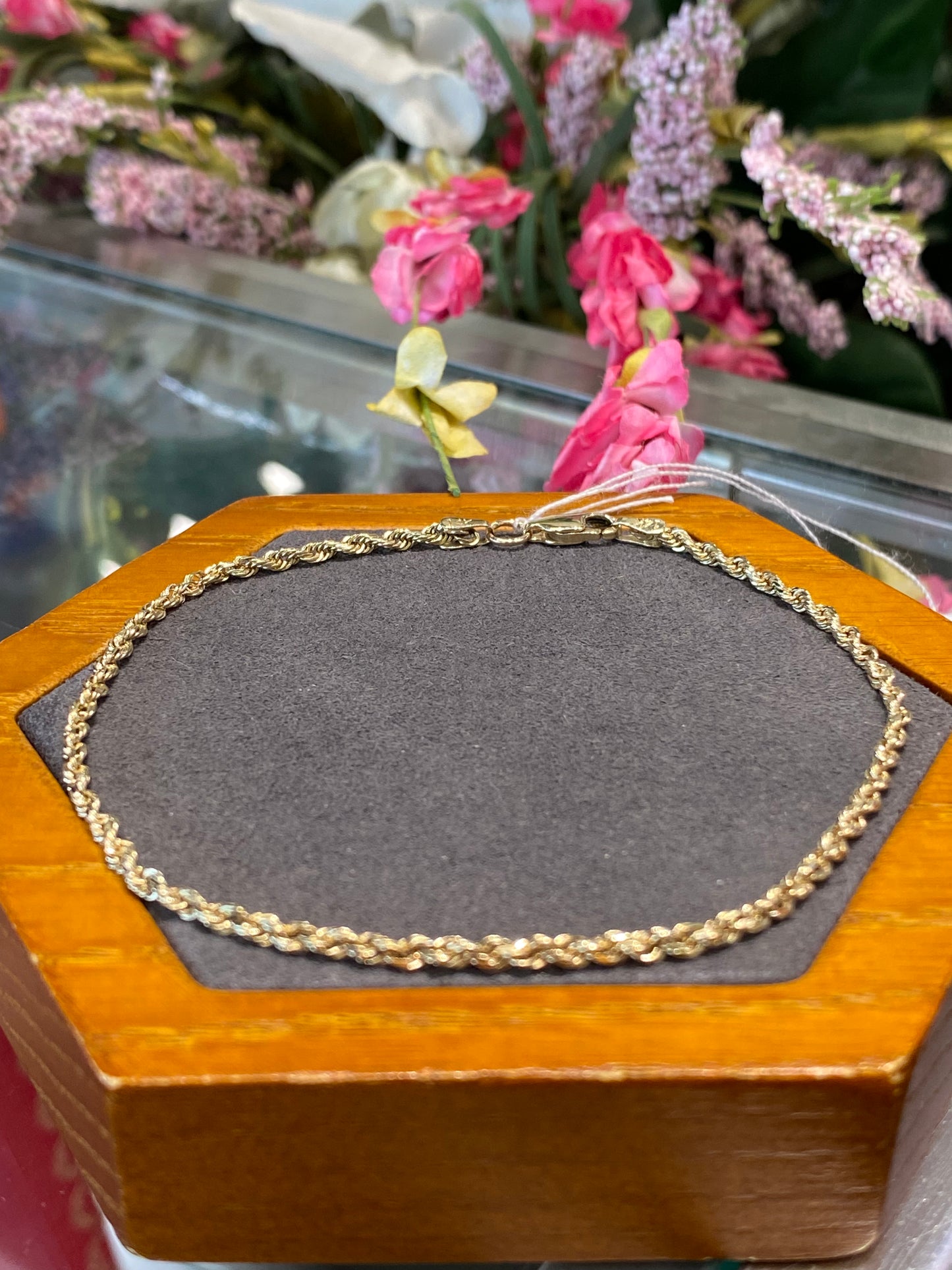 14k Yellow Gold Rope Bracelet