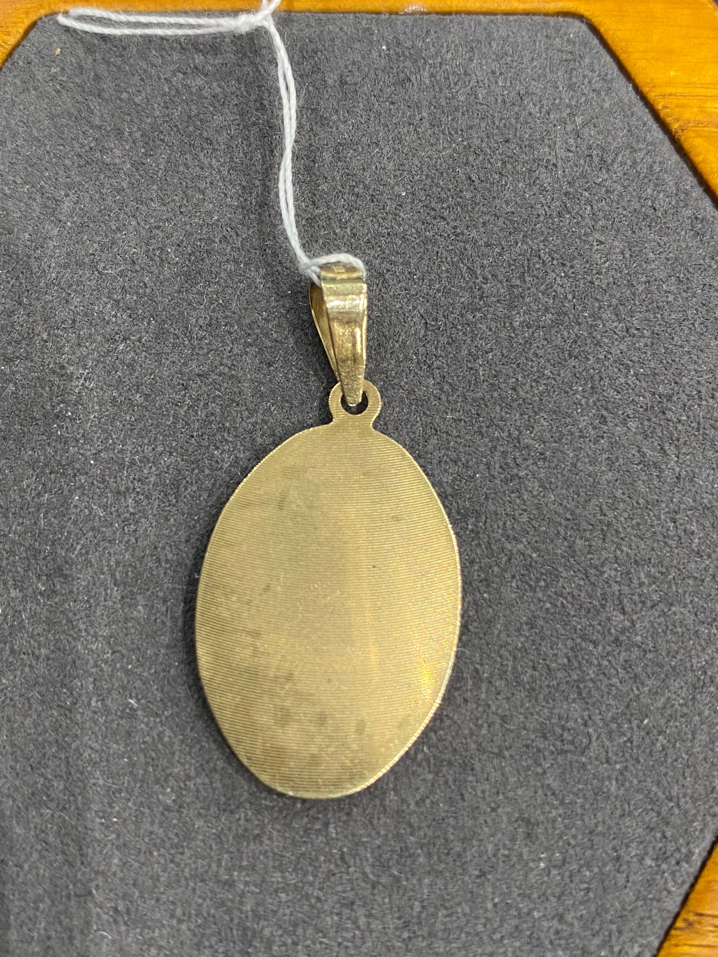 10k Tri Gold Religious Pendant