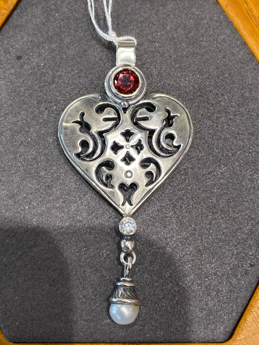 Sliver Heart Charm