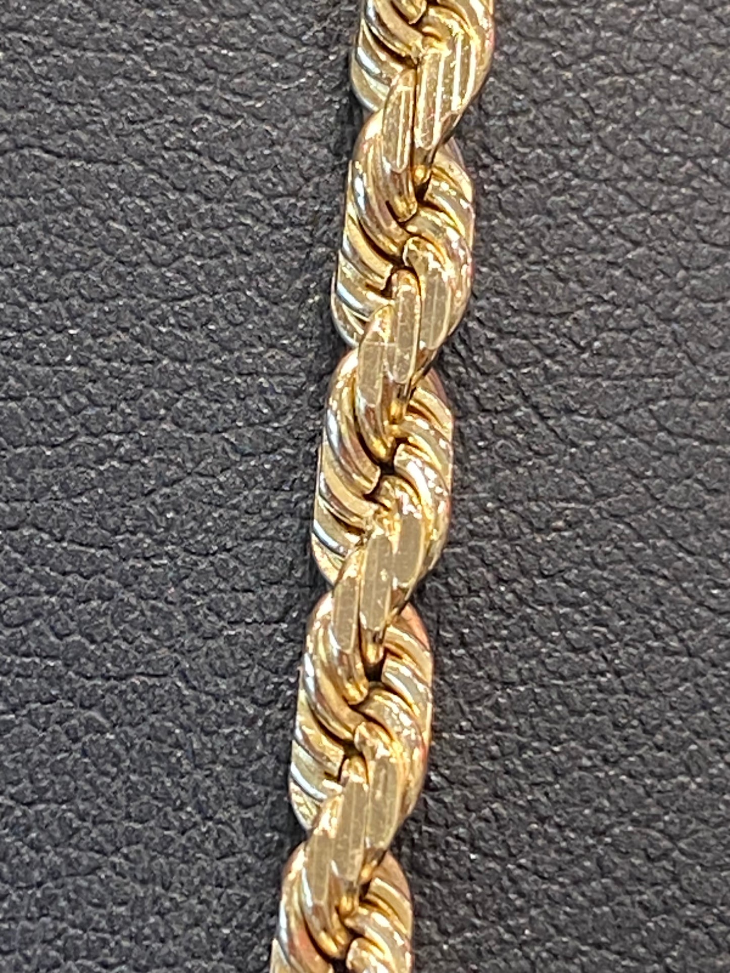 14k Yellow Gold Rope Chain
