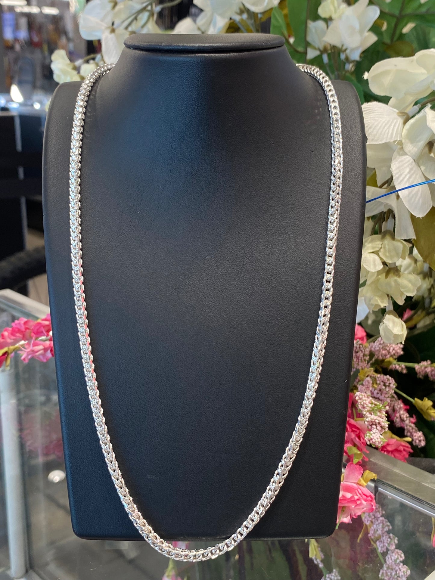 Silver Box Link Chain
