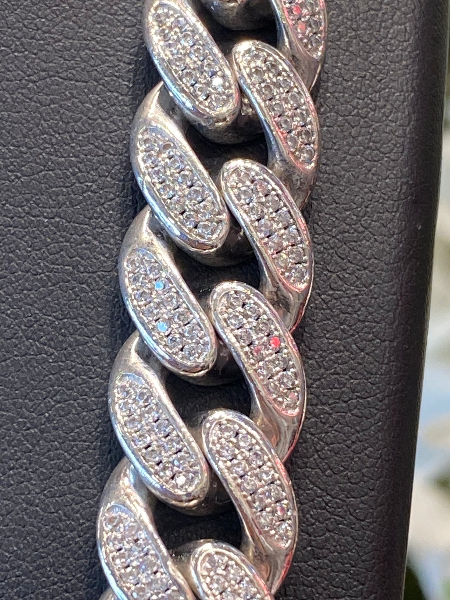 Silver Cuban Style Chain