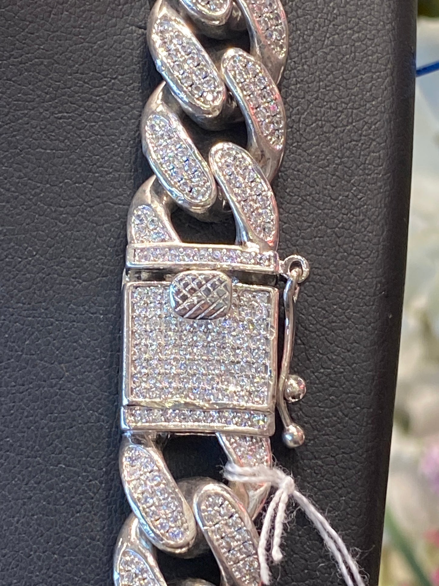 Silver Cuban Style Chain