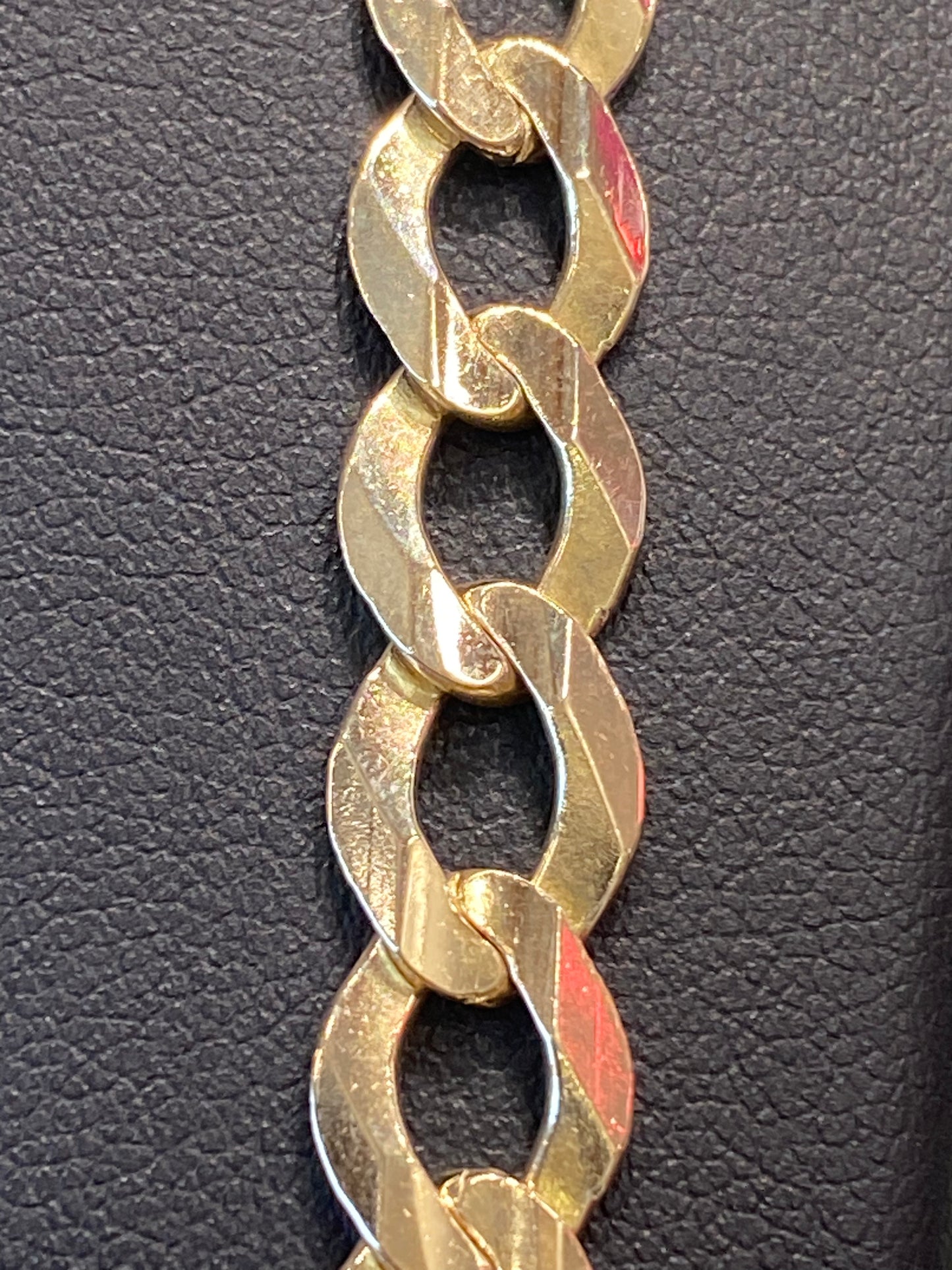 14k Yellow Gold Curb Chain