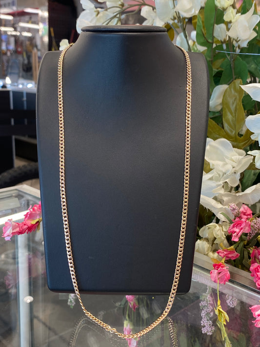 10k Yellow Gold Curb Chain