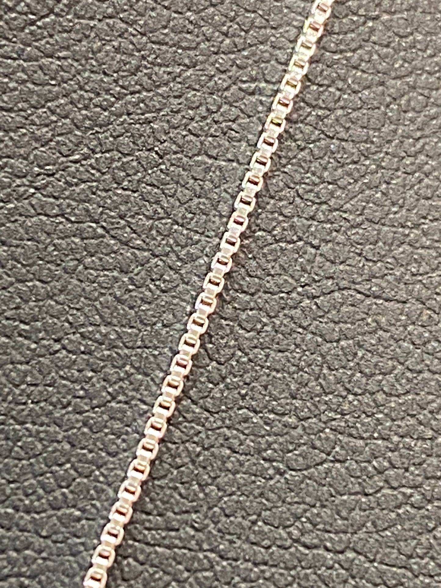 Silver Heart Diamond Chain