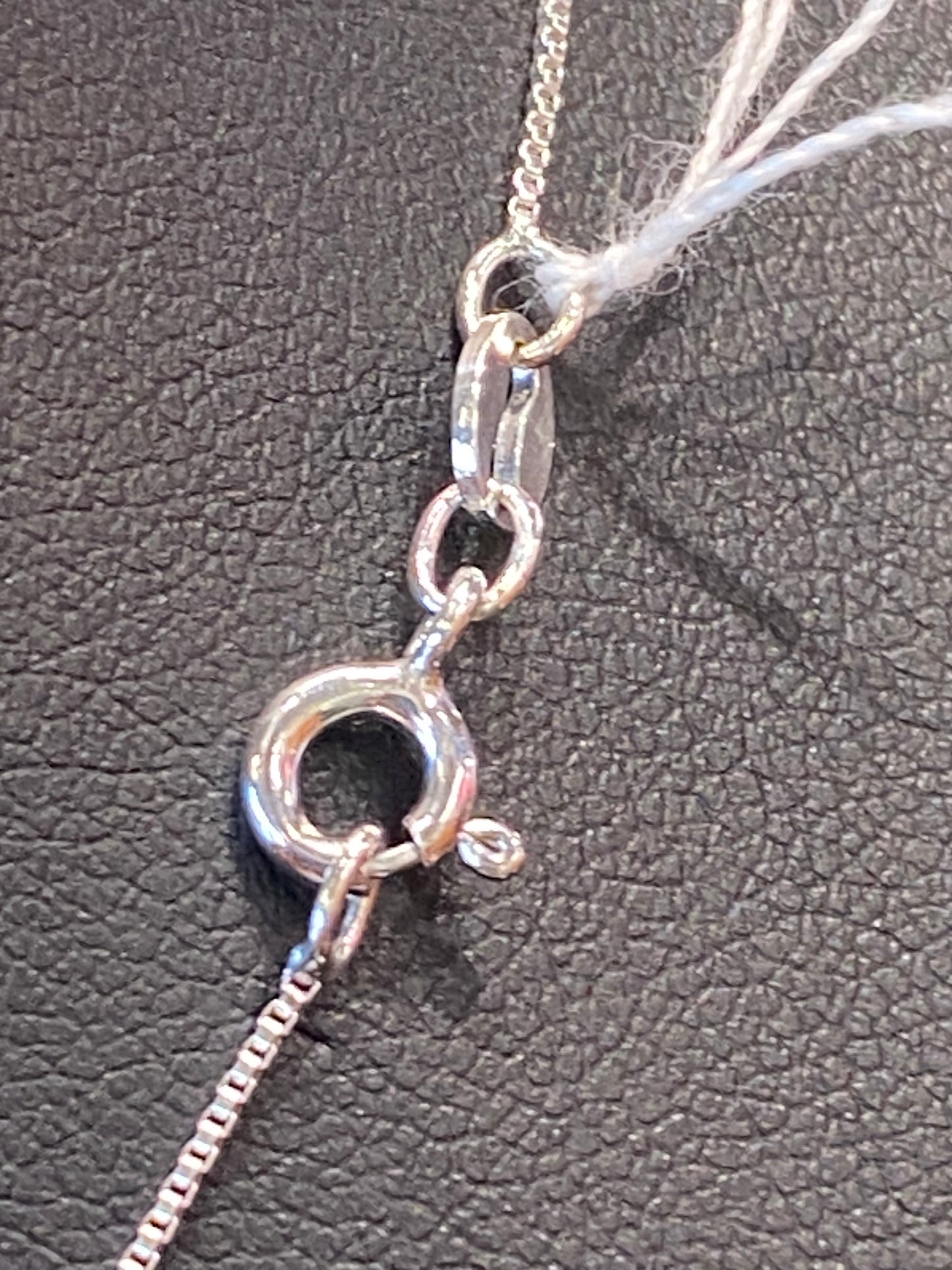 Silver Heart Diamond Chain