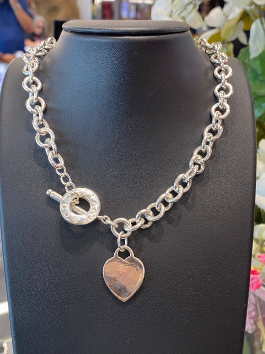 Silver Tiffany & Co Toggle Chain